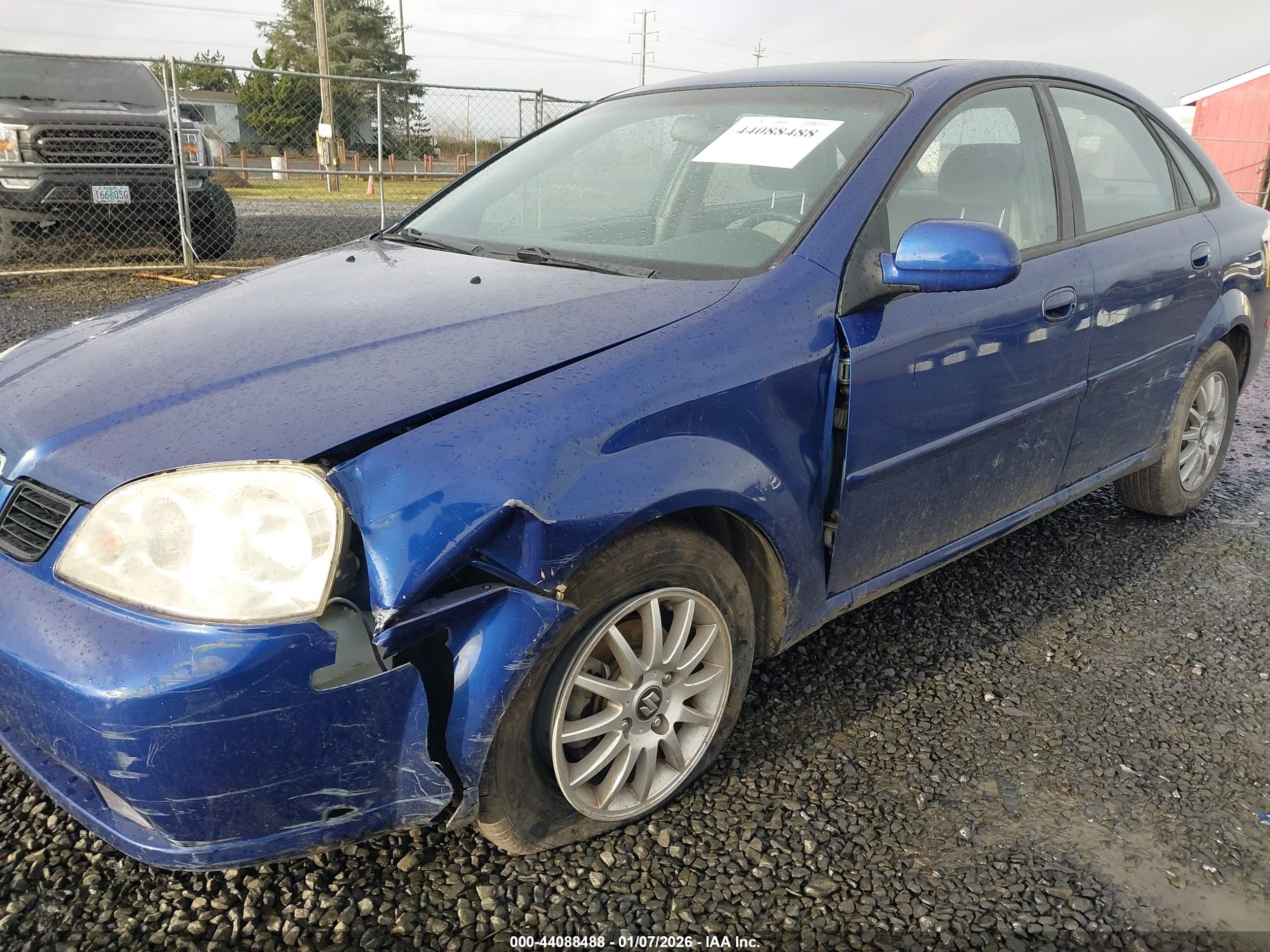 2004 Suzuki Forenza Ex/lx Blue vin: KL5JJ52Z74K007201