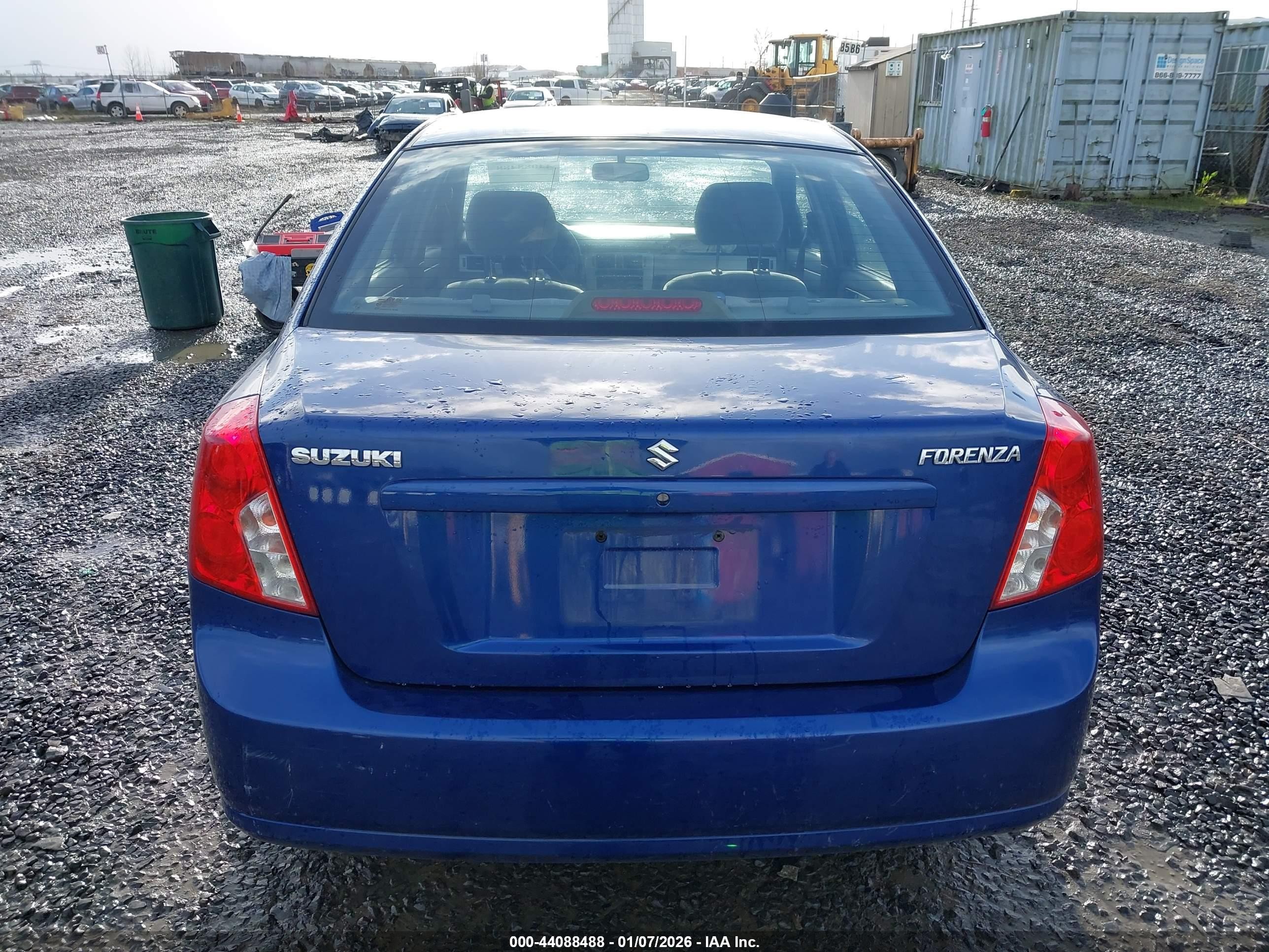 2004 Suzuki Forenza Ex/lx Blue vin: KL5JJ52Z74K007201
