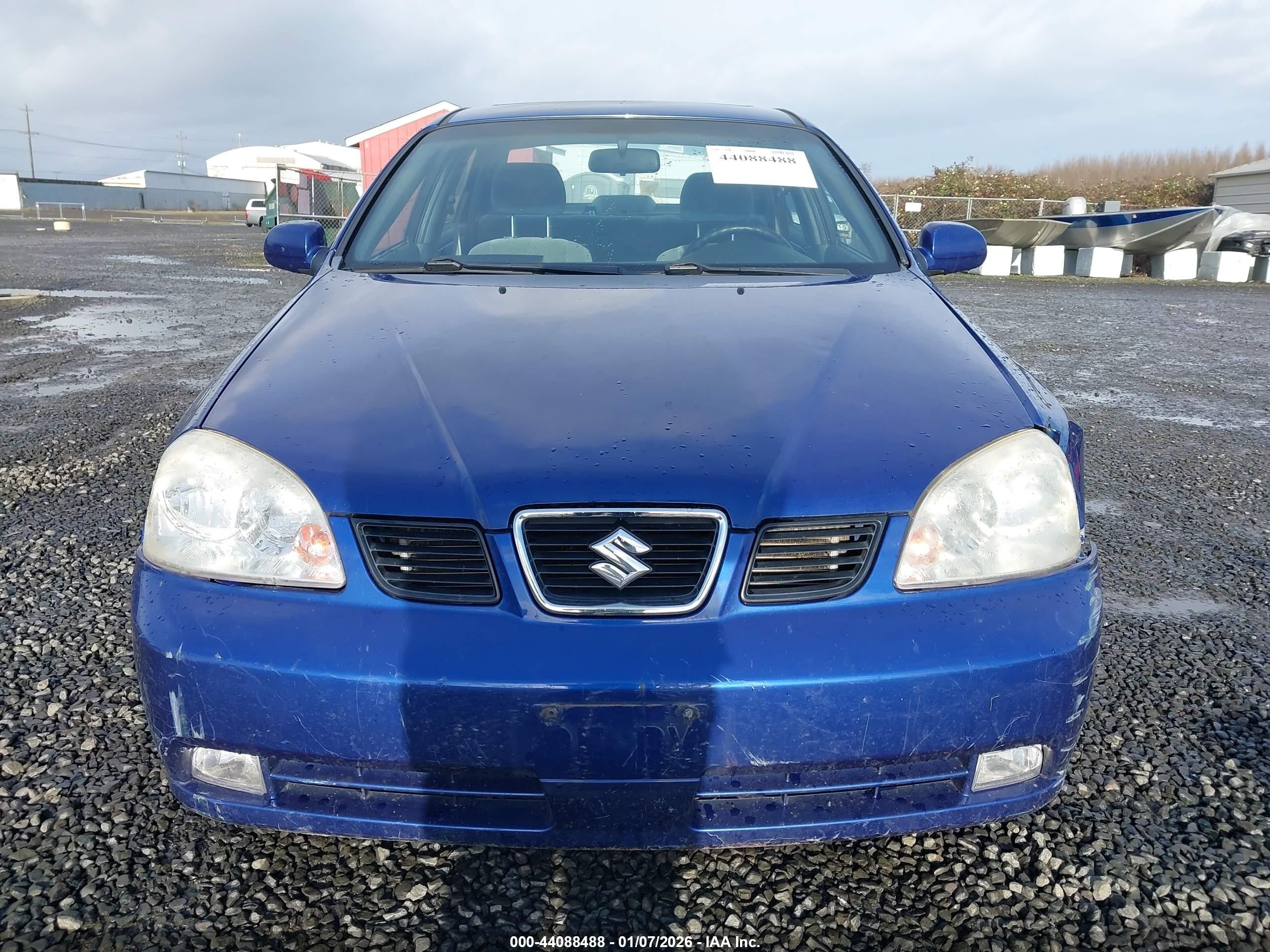 2004 Suzuki Forenza Ex/lx Blue vin: KL5JJ52Z74K007201