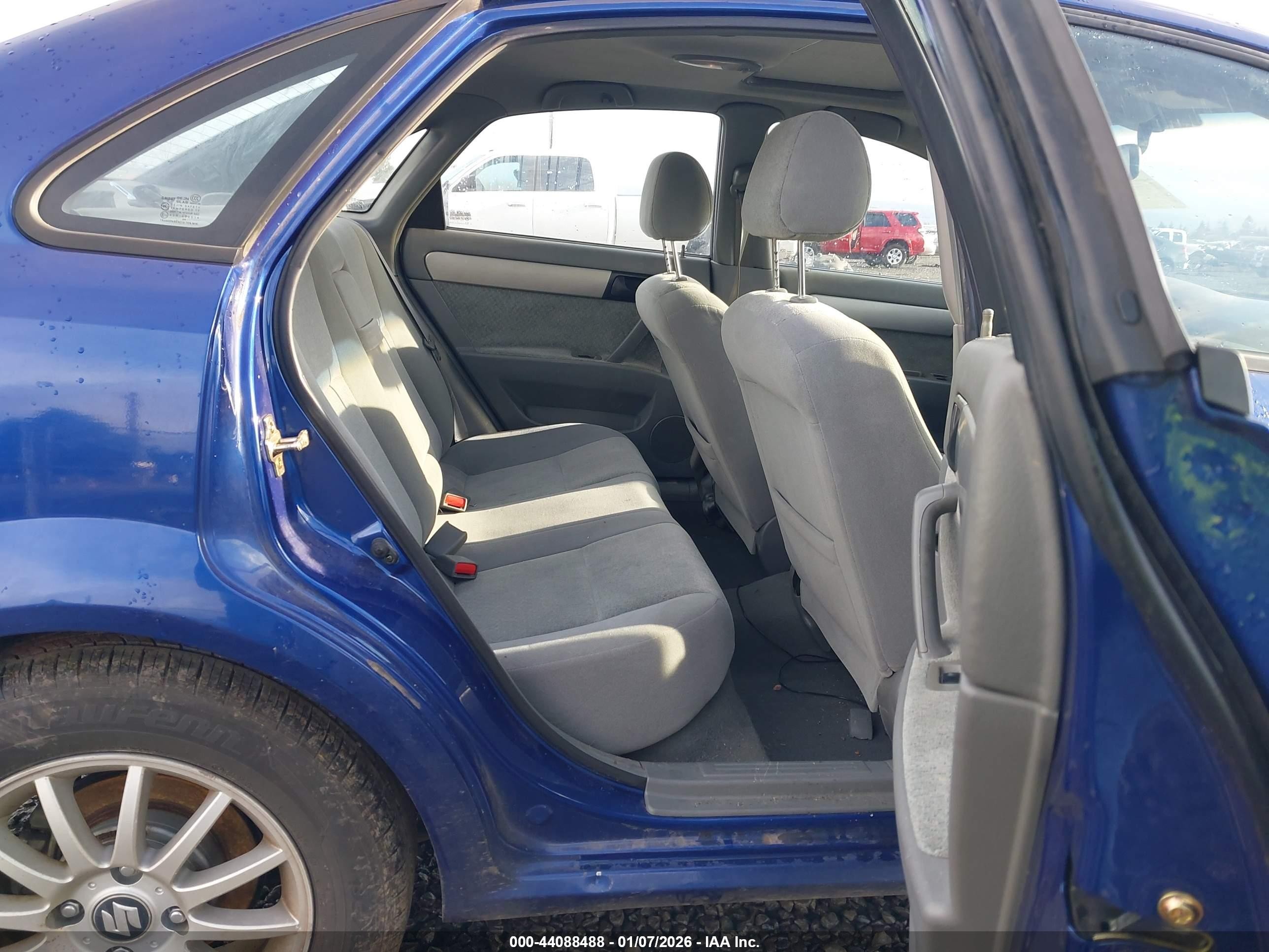 2004 Suzuki Forenza Ex/lx Blue vin: KL5JJ52Z74K007201