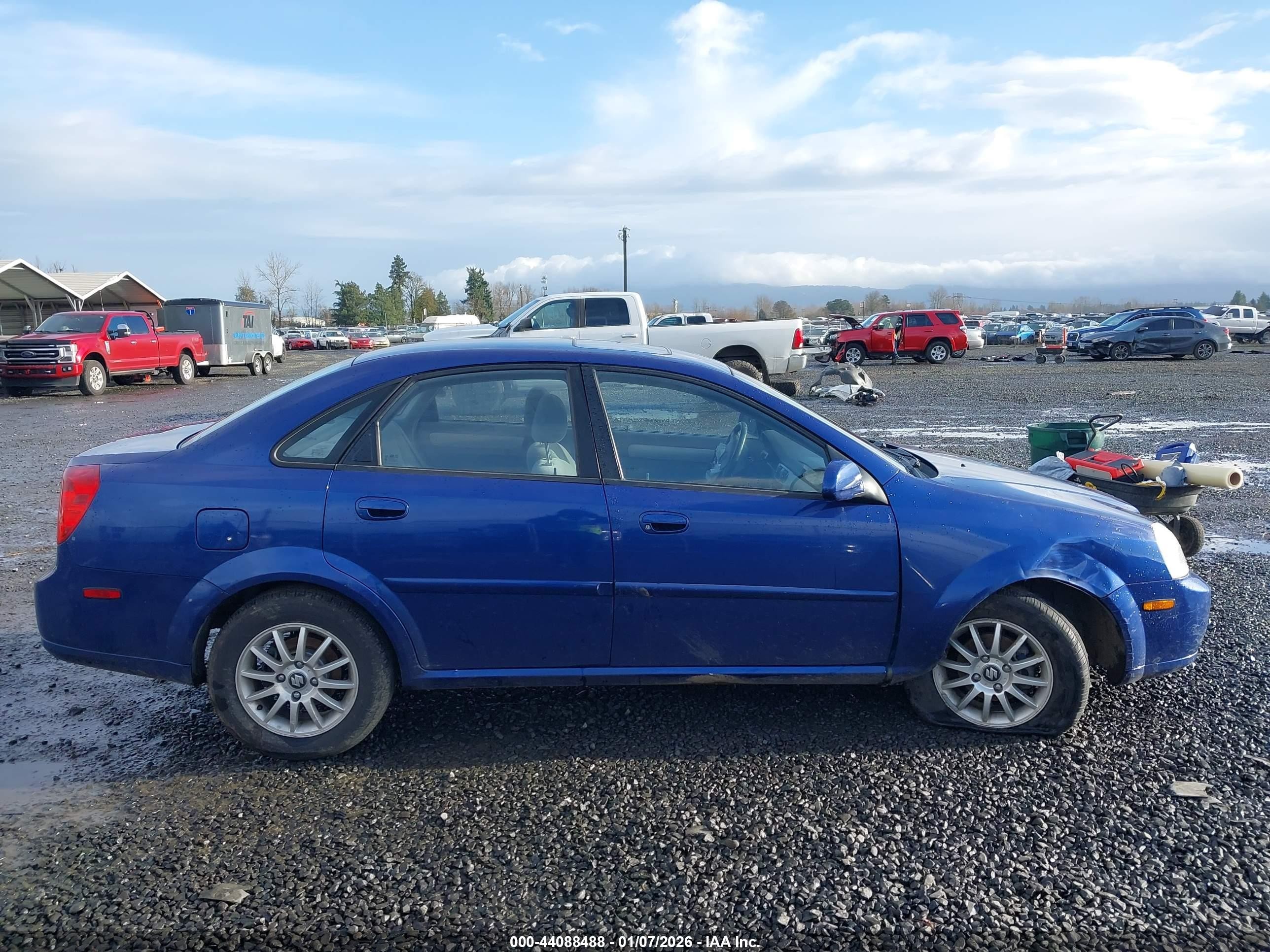 2004 Suzuki Forenza Ex/lx Blue vin: KL5JJ52Z74K007201