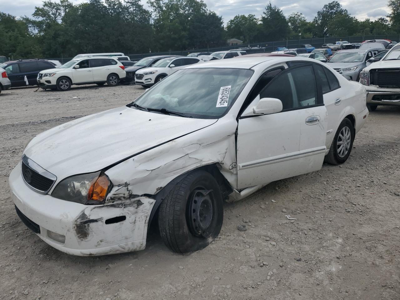 2004 Suzuki Verona S White vin: KL5VJ52L04B108738