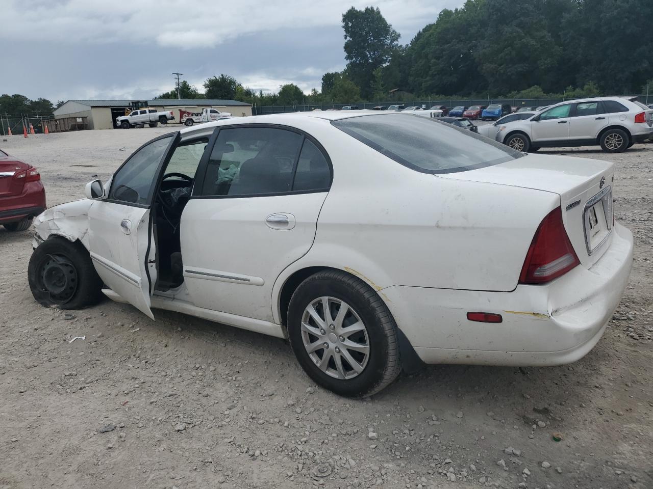 2004 Suzuki Verona S White vin: KL5VJ52L04B108738