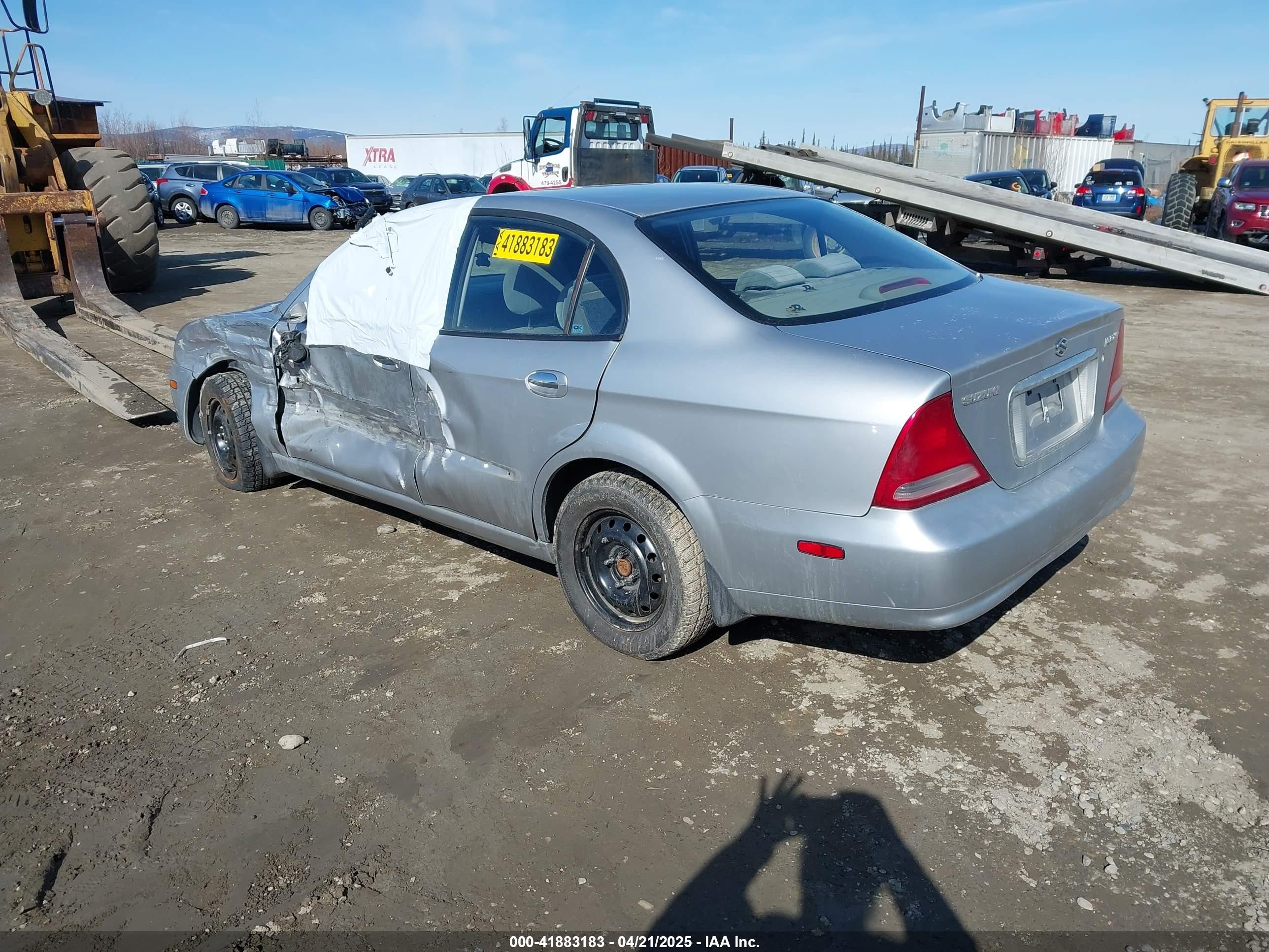 2004 Suzuki Verona Lx/s Silver vin: KL5VJ52L74B122507