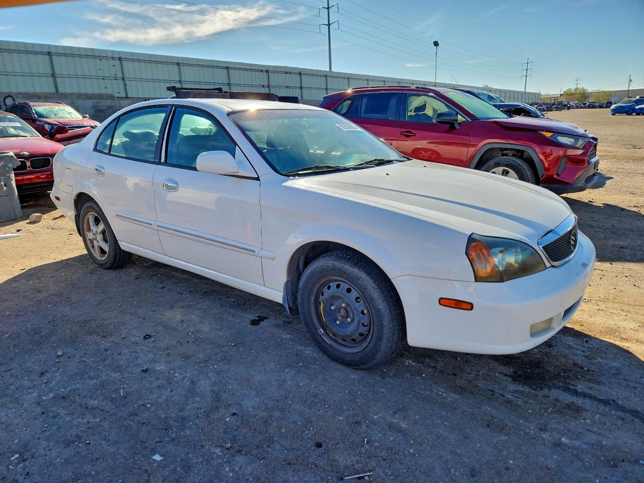 2004 Suzuki Verona Ex White vin: KL5VM52L24B097782