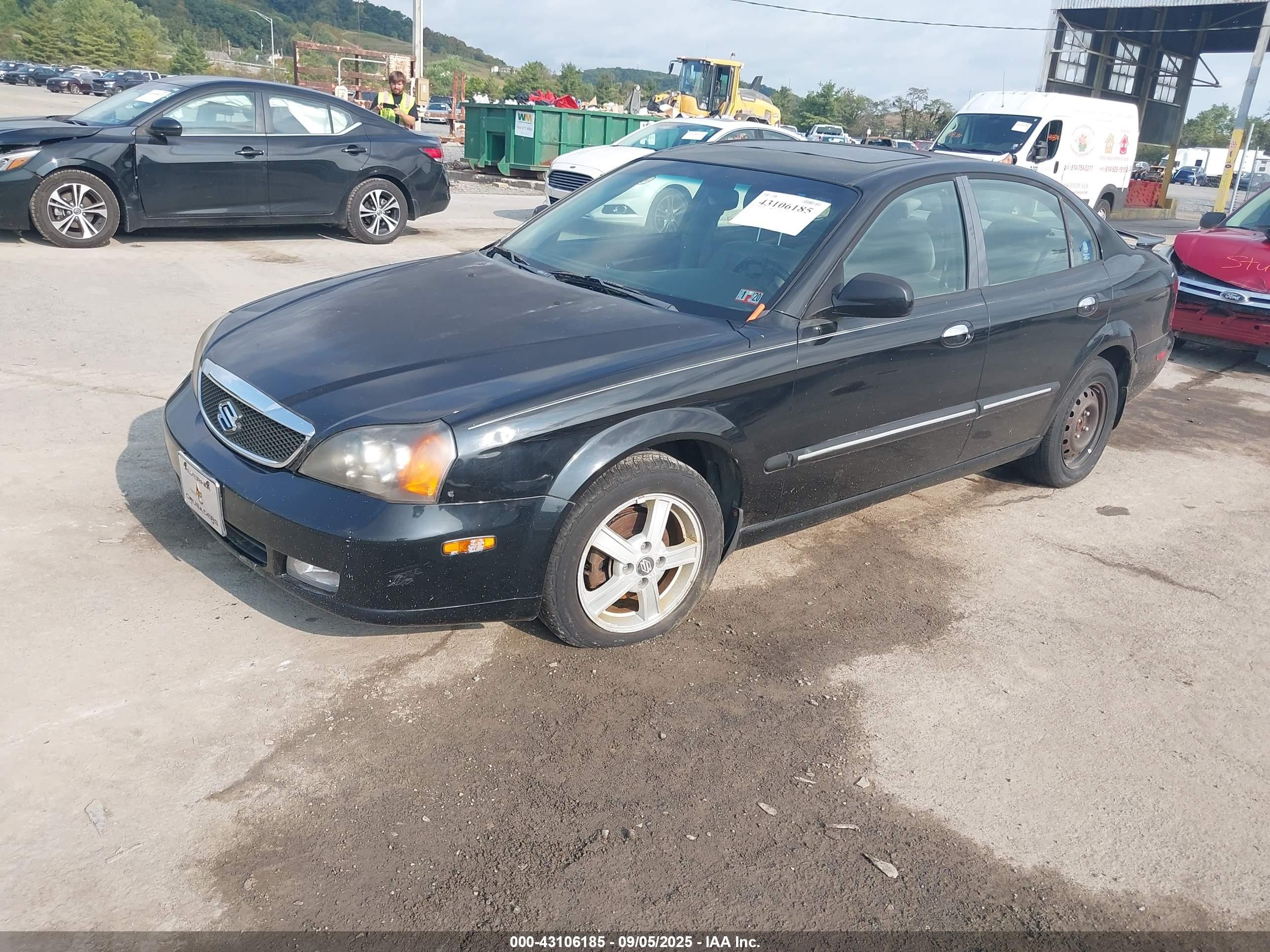 2004 Suzuki Verona Ex Black vin: KL5VM52L94B102332