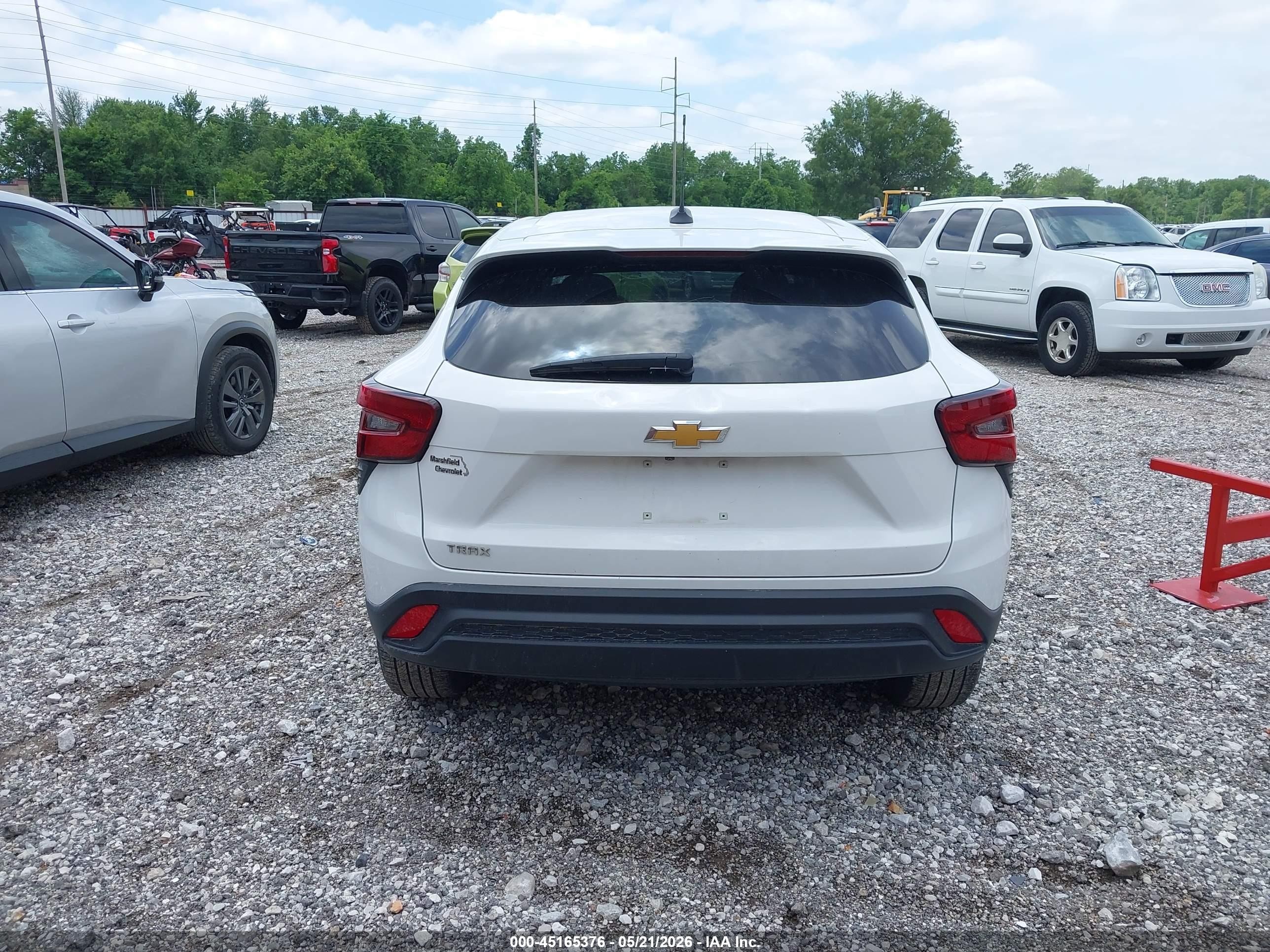 2024 Chevrolet Trax Fwd Sp Белый vin: KL77LFE27RC083678