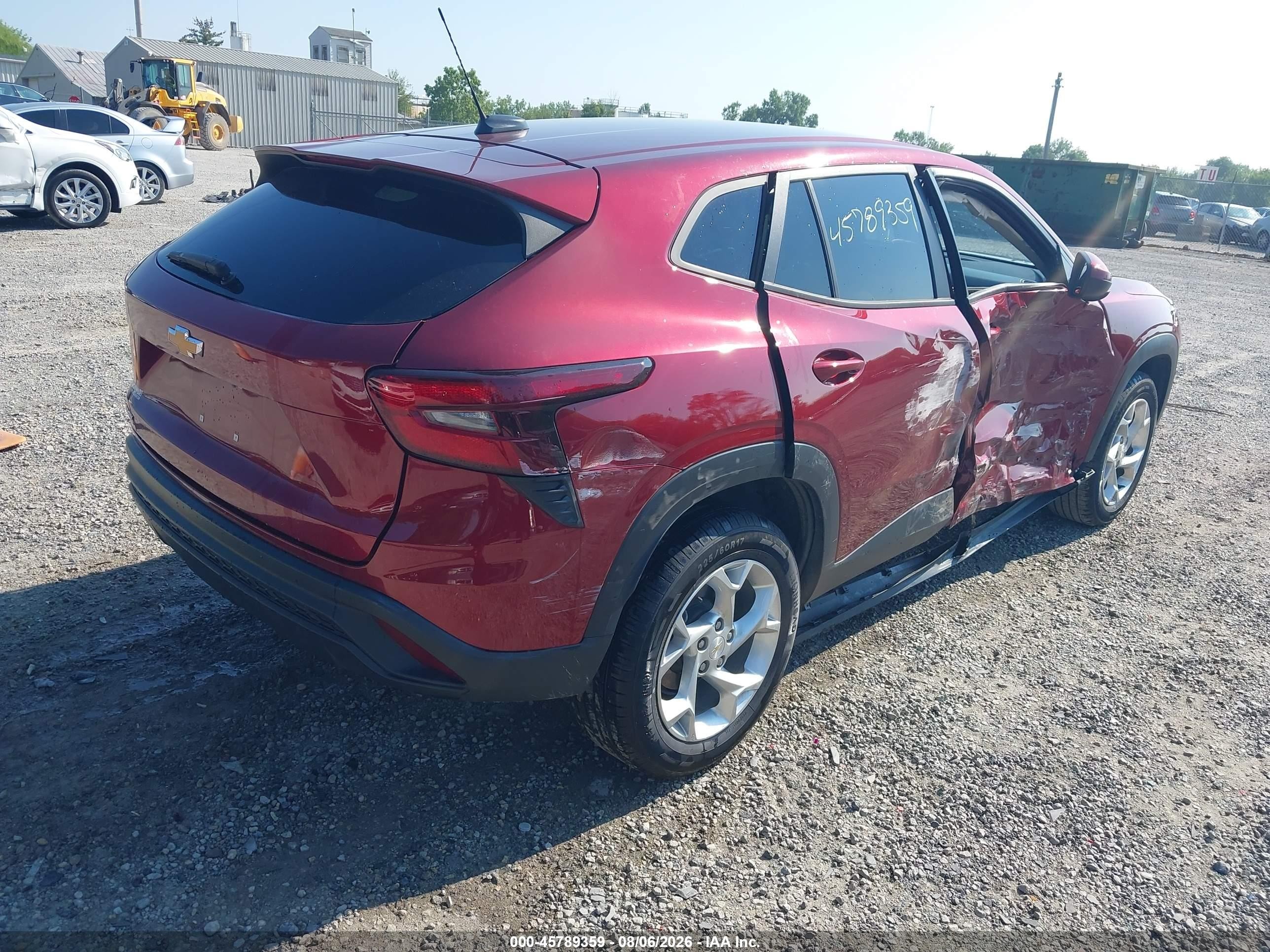 2024 Chevrolet Trax Fwd Sp Maroon vin: KL77LFE29RC136980