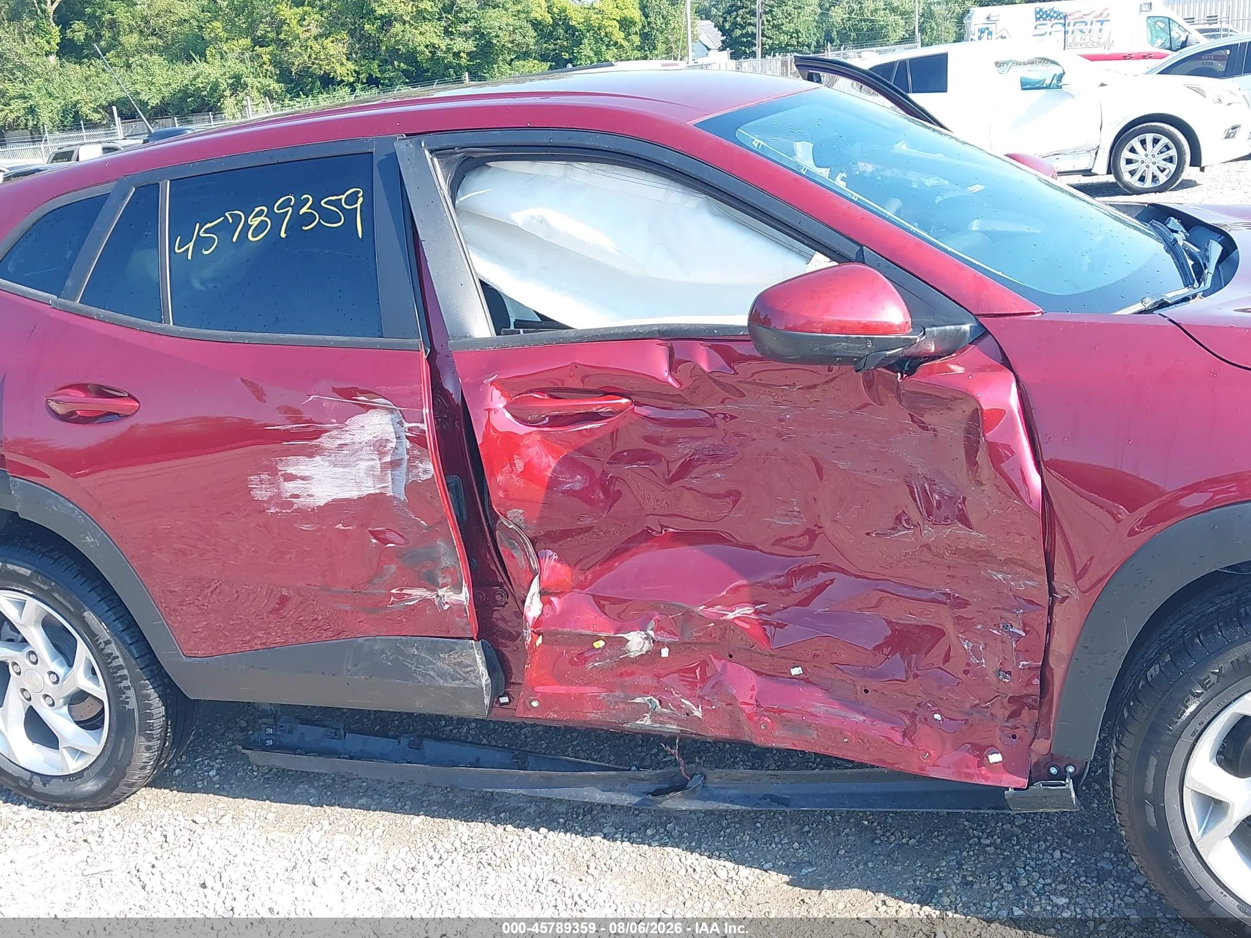 2024 Chevrolet Trax Fwd Sp Maroon vin: KL77LFE29RC136980