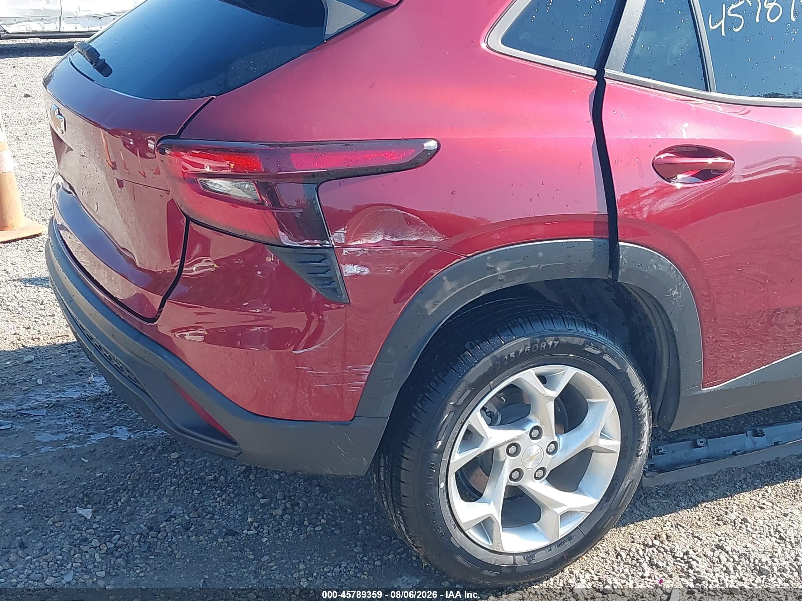 2024 Chevrolet Trax Fwd Sp Maroon vin: KL77LFE29RC136980