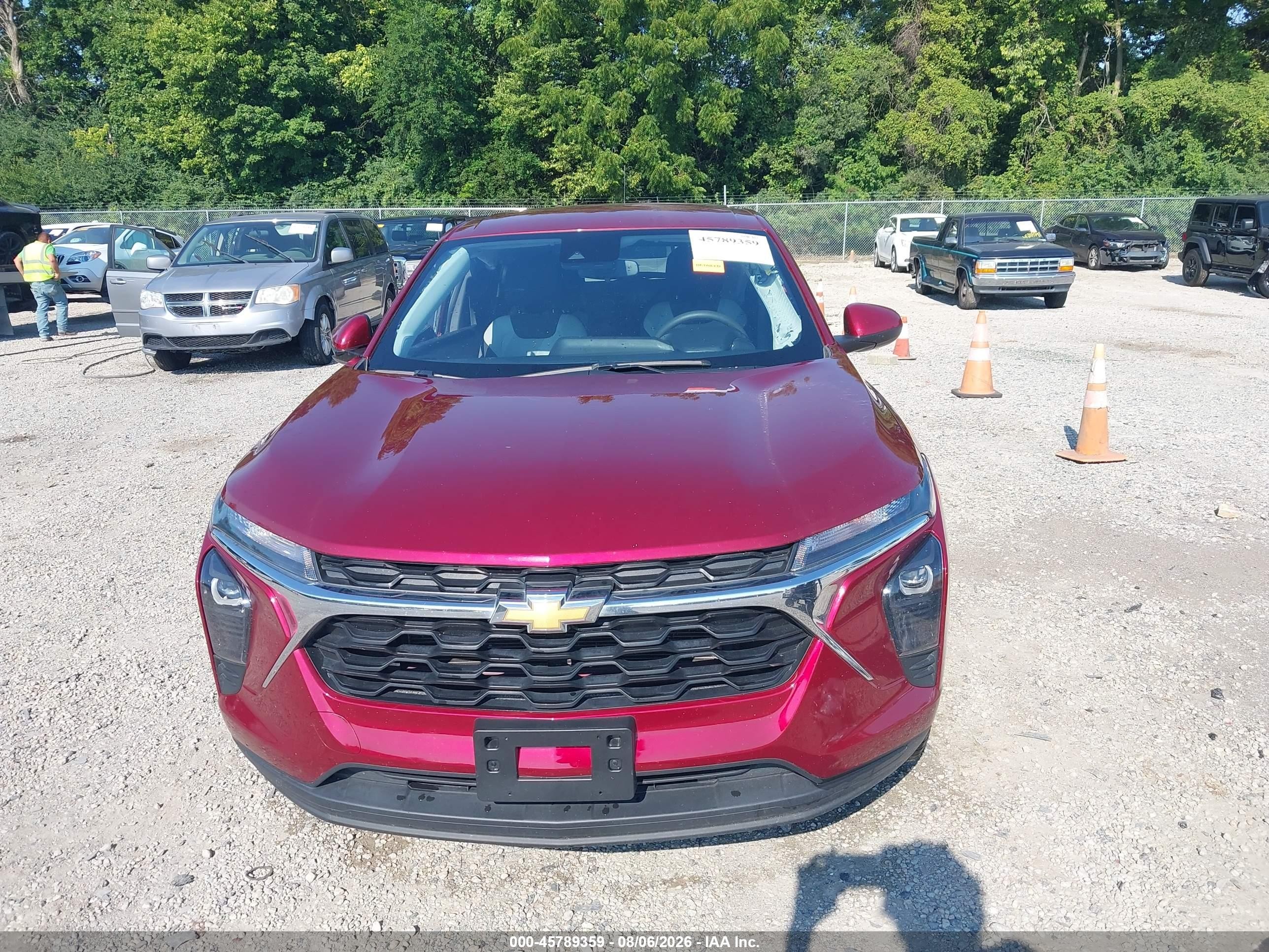 2024 Chevrolet Trax Fwd Sp Maroon vin: KL77LFE29RC136980