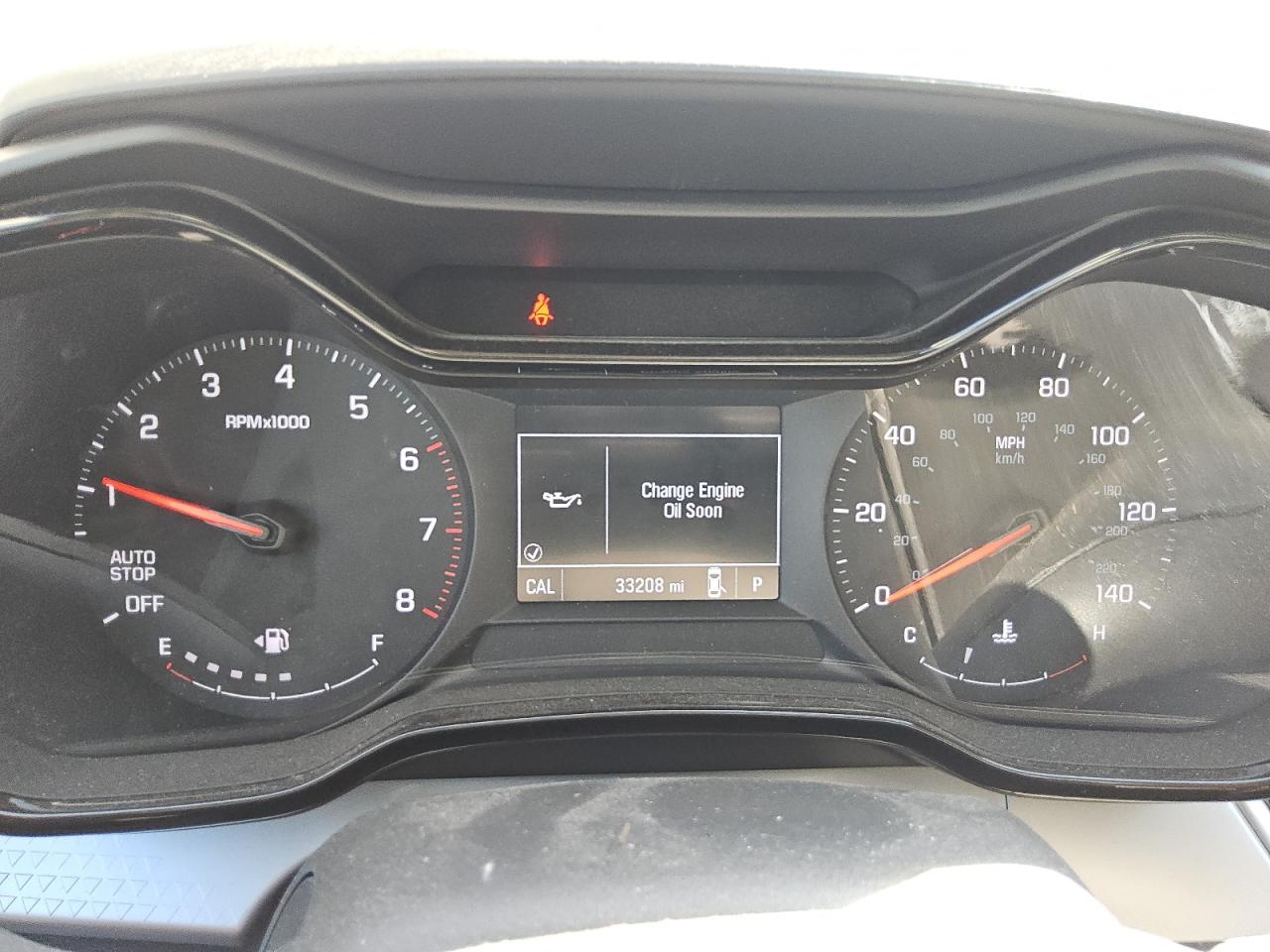 2025 Chevrolet Trax Ls White vin: KL77LFEP8SC170703 Damage: Warning Light - Maintenance, On, Unacceptable