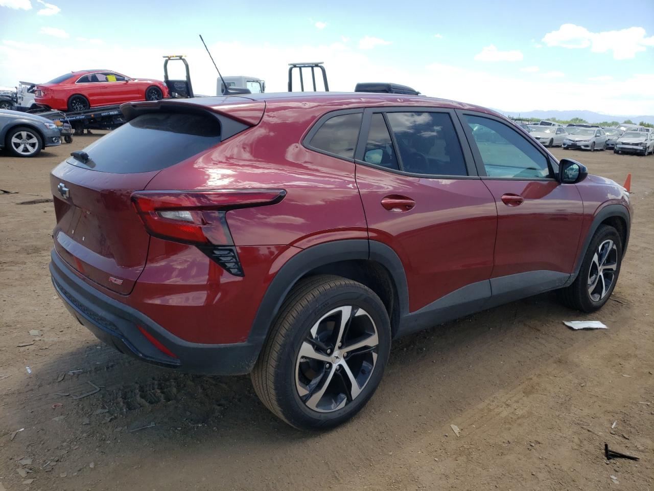 2024 Chevrolet Trax 1rs Burgundy vin: KL77LGE22RC170135