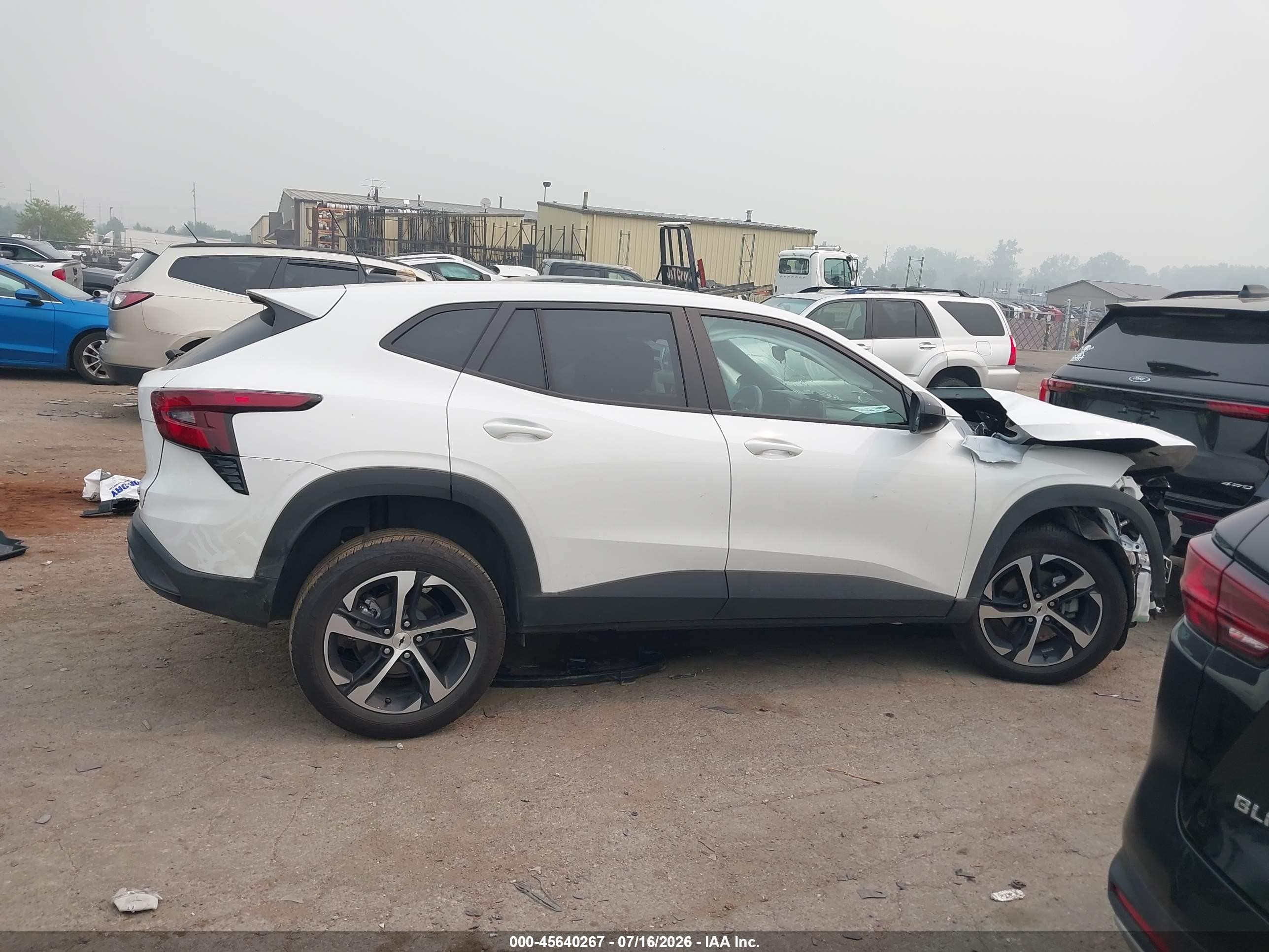 2025 Chevrolet Trax Fwd 1rs White vin: KL77LGEP4SC271582