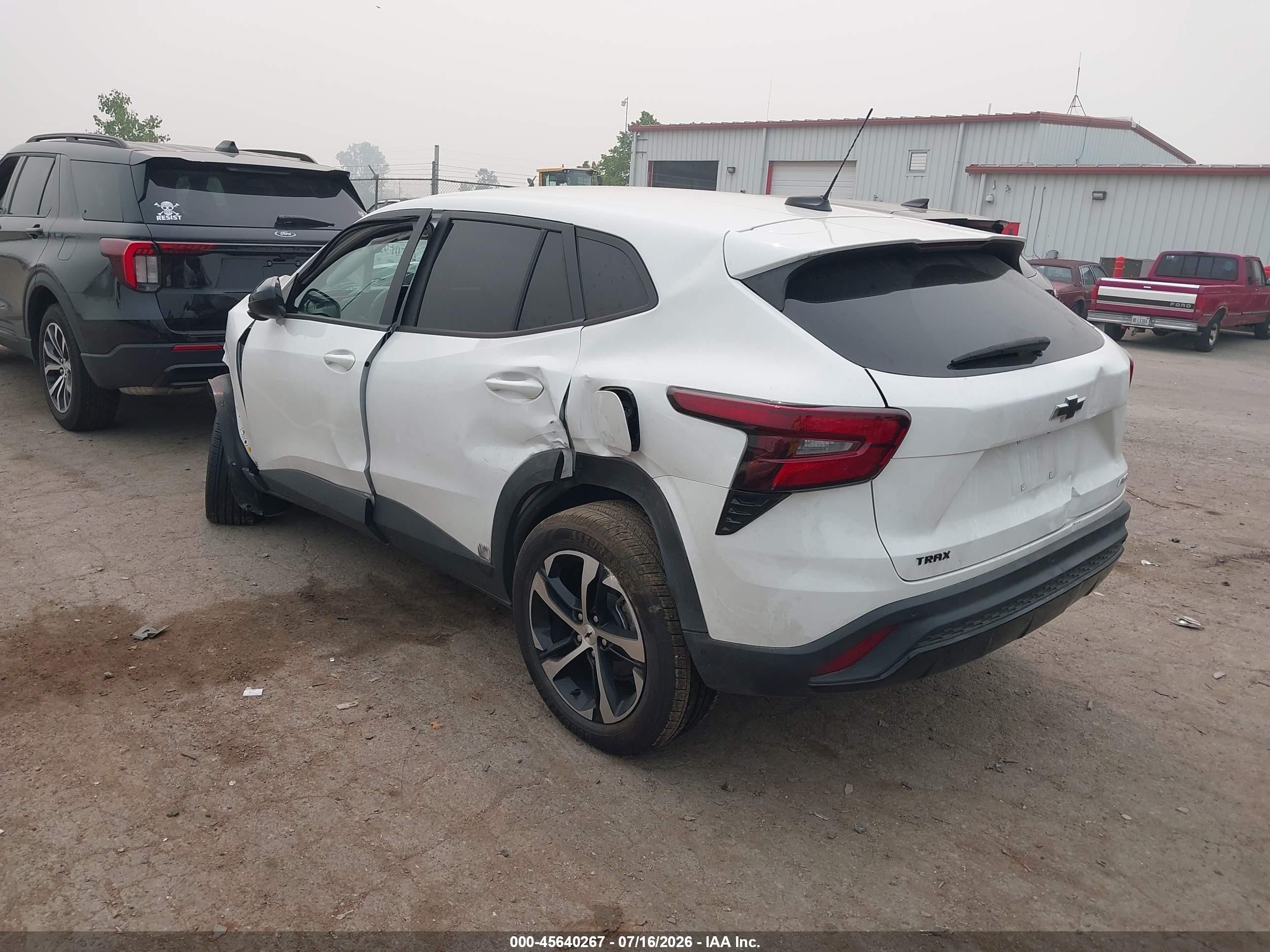 2025 Chevrolet Trax Fwd 1rs White vin: KL77LGEP4SC271582