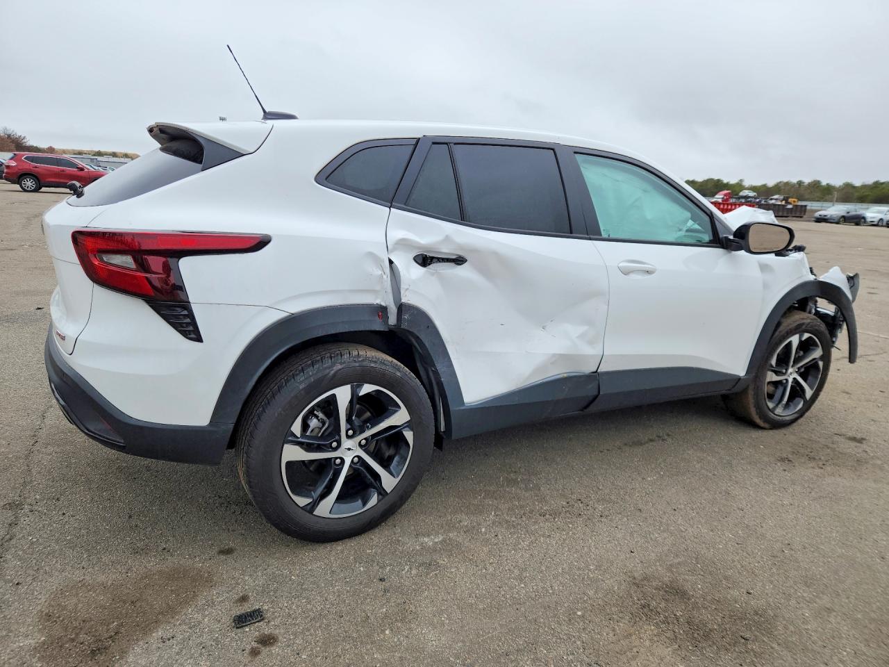 2025 Chevrolet Trax 1rs White vin: KL77LGEP6SC071156