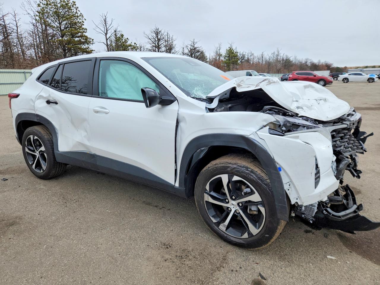 2025 Chevrolet Trax 1rs White vin: KL77LGEP6SC071156