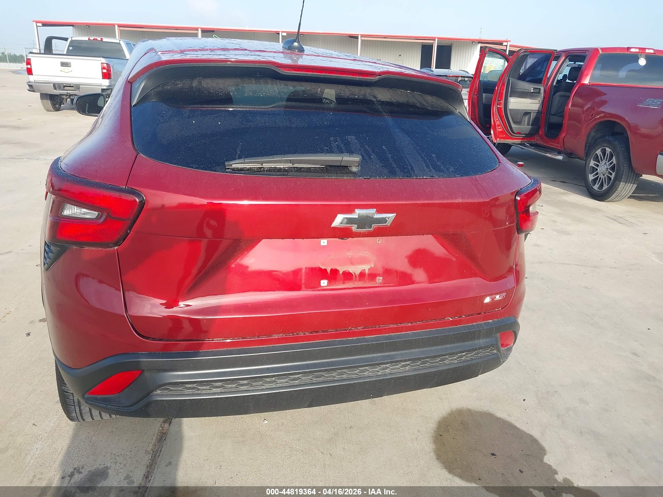 2025 Chevrolet Trax Fwd 1rs Red vin: KL77LGEP9SC014241