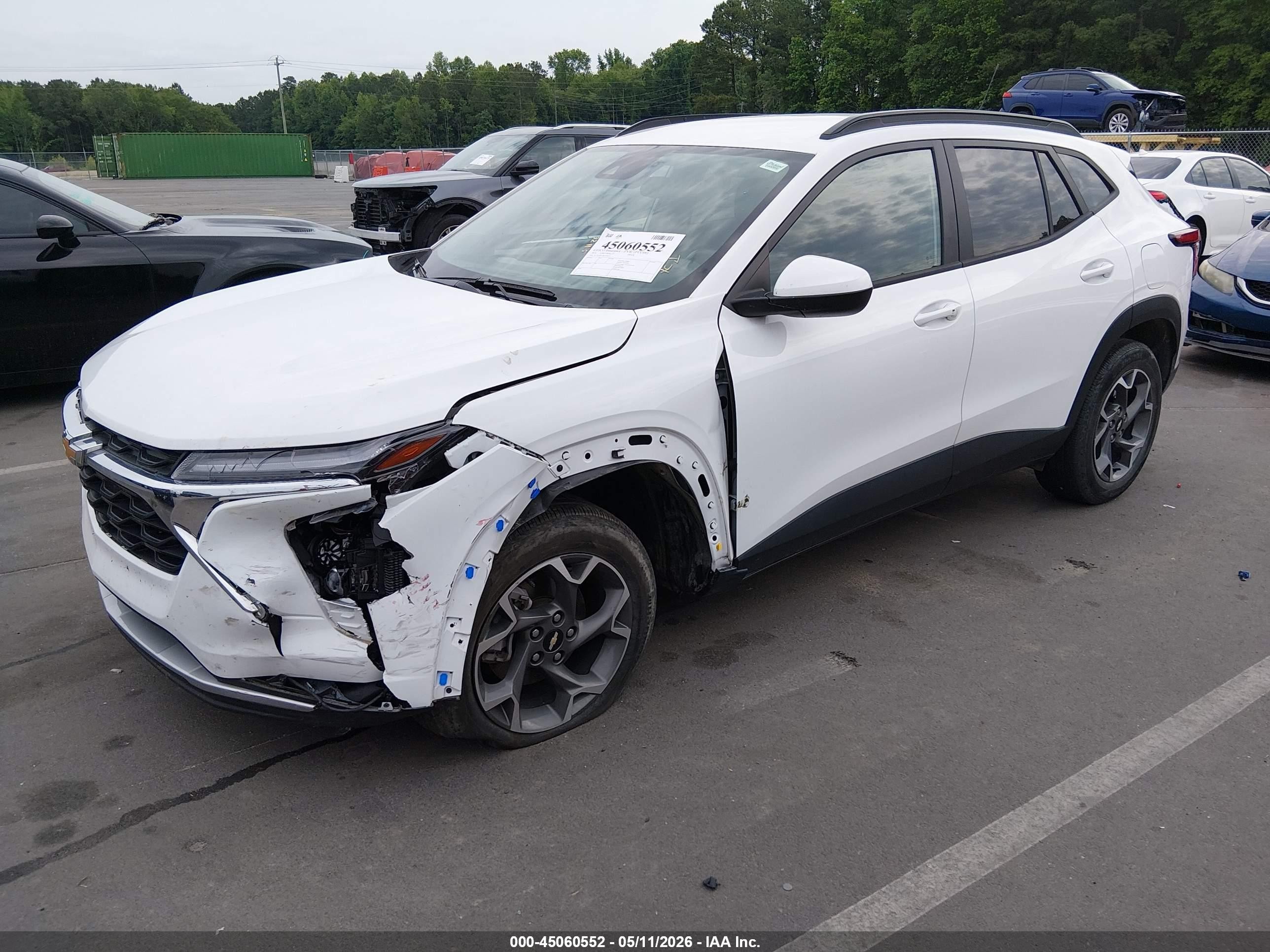 2024 Chevrolet Trax Fwd Lt White vin: KL77LHE24RC093371