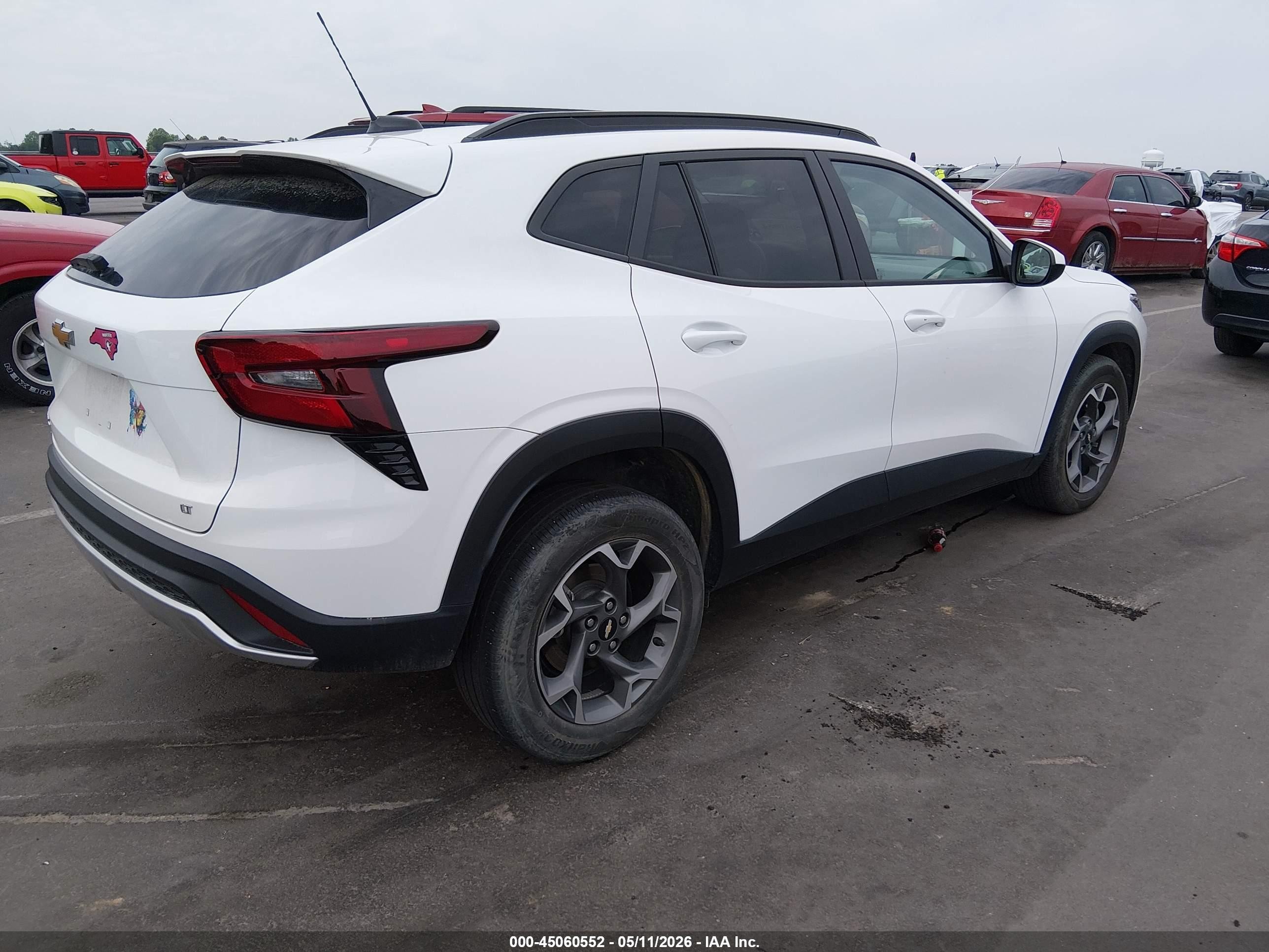 2024 Chevrolet Trax Fwd Lt White vin: KL77LHE24RC093371