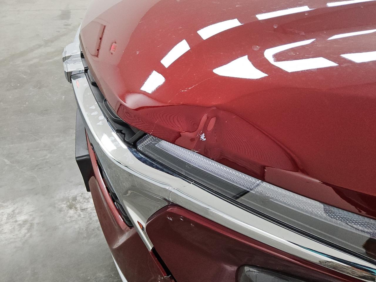 2025 Chevrolet Trax 1lt Red vin: KL77LHEP0SC215726 Damage: Hood, Dent(S) W/ Paint Dmg, 5 To 6 Inches