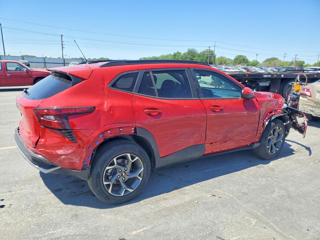 2026 Chevrolet Trax 1lt Red vin: KL77LHEP1TC137605