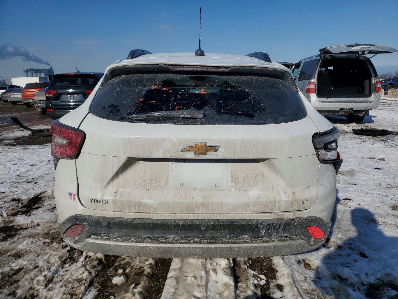 2025 Chevrolet Trax 1lt White vin: KL77LHEP3SC167039
