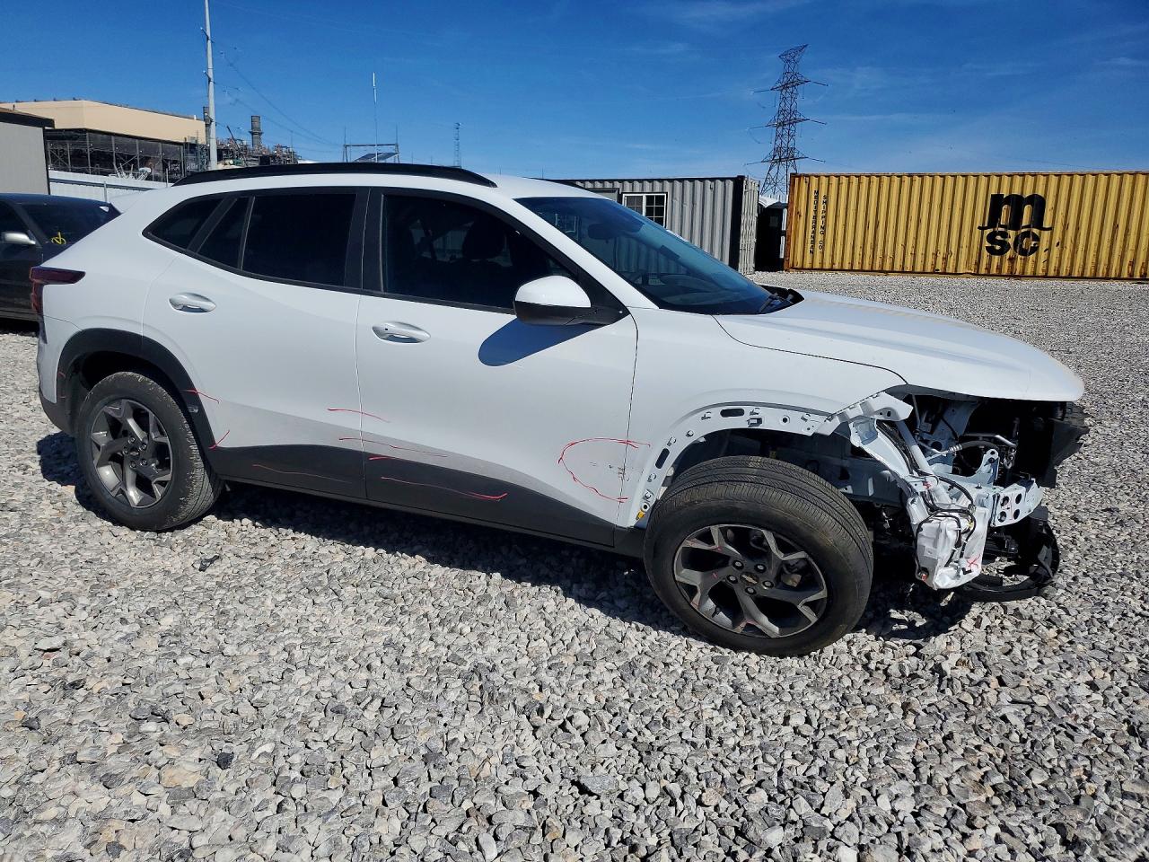 2025 Chevrolet Trax 1lt White vin: KL77LHEP6SC314292