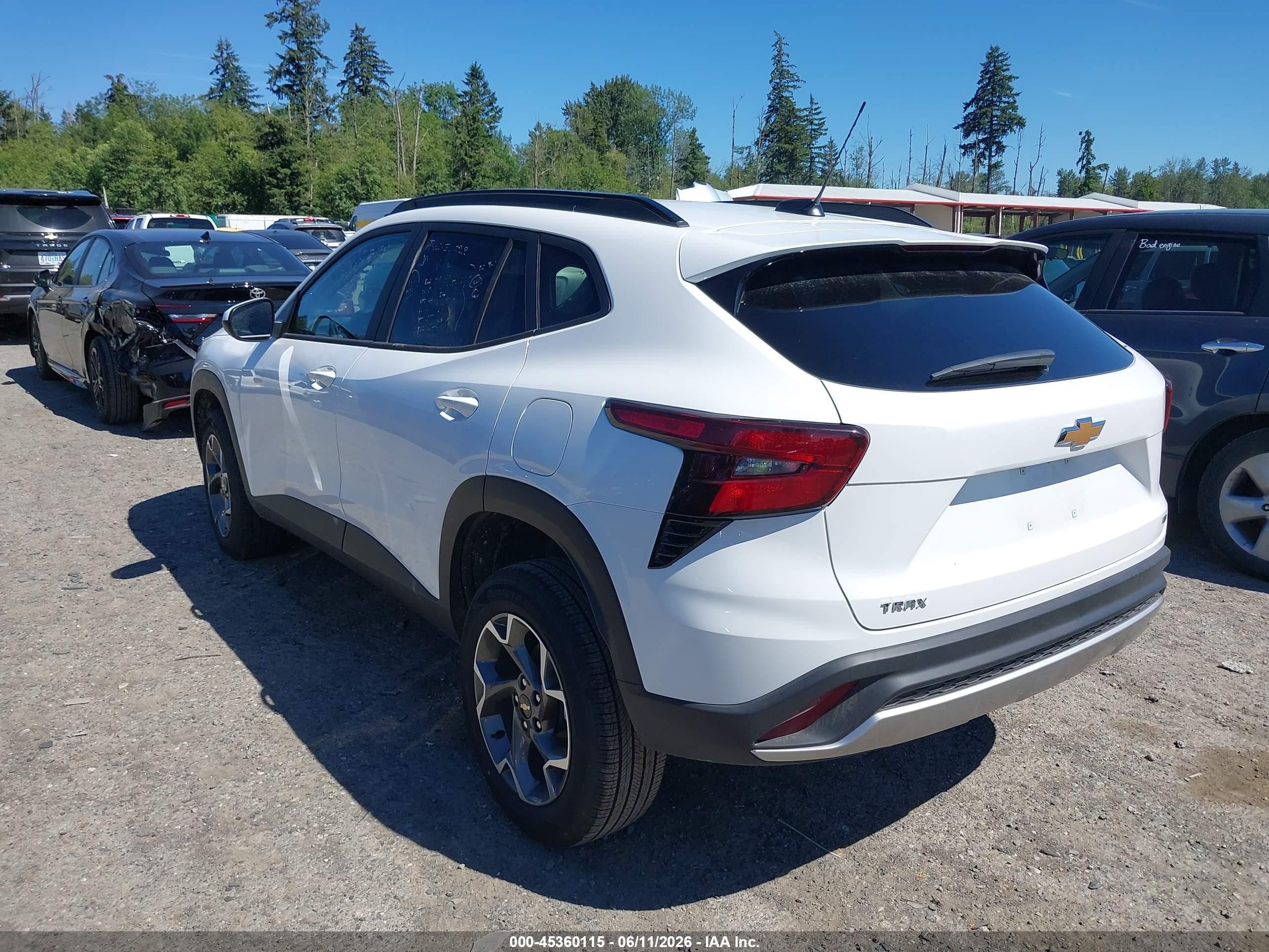 2026 Chevrolet Trax Fwd Lt White vin: KL77LHEP6TC023941