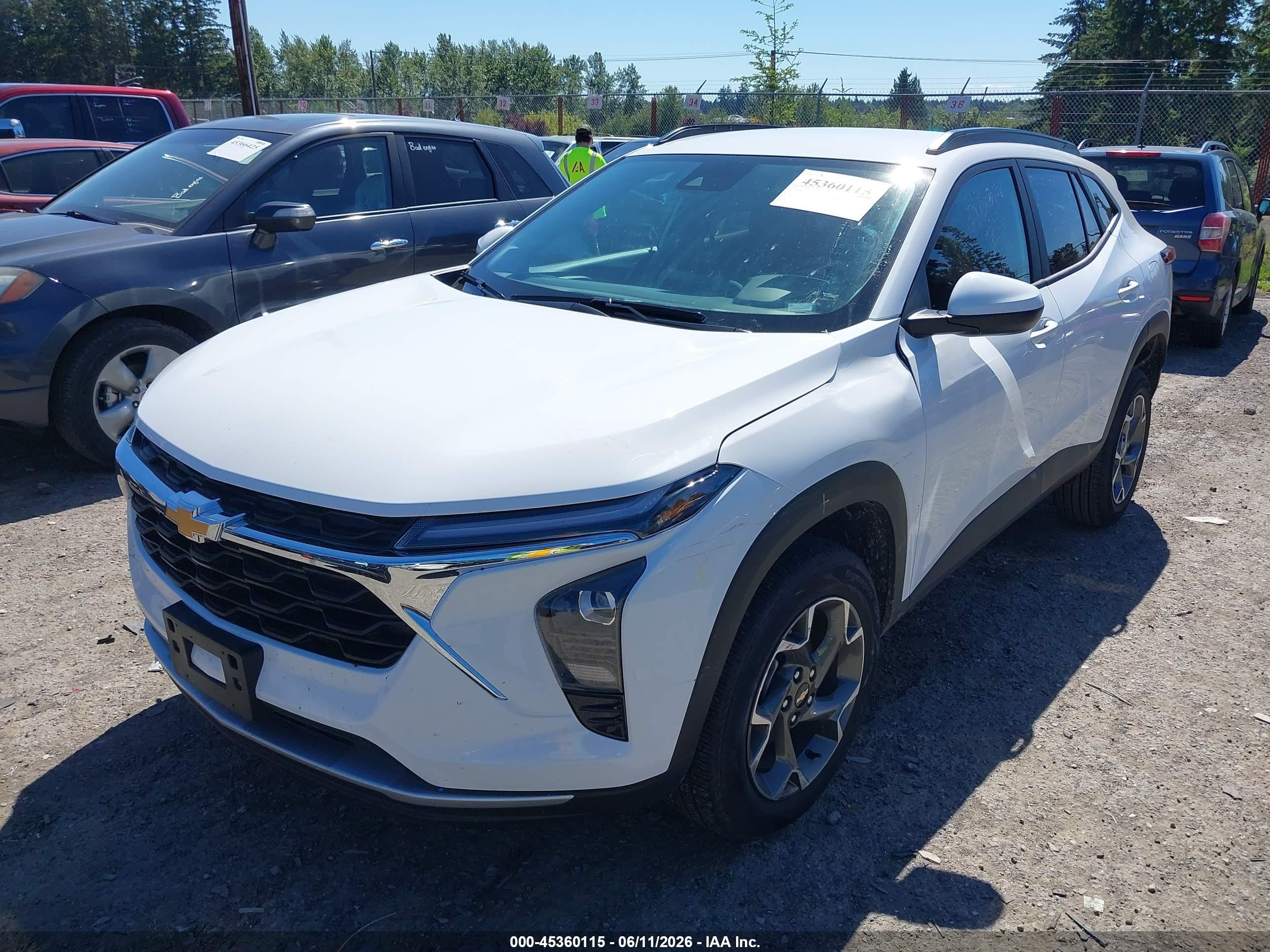 2026 Chevrolet Trax Fwd Lt White vin: KL77LHEP6TC023941