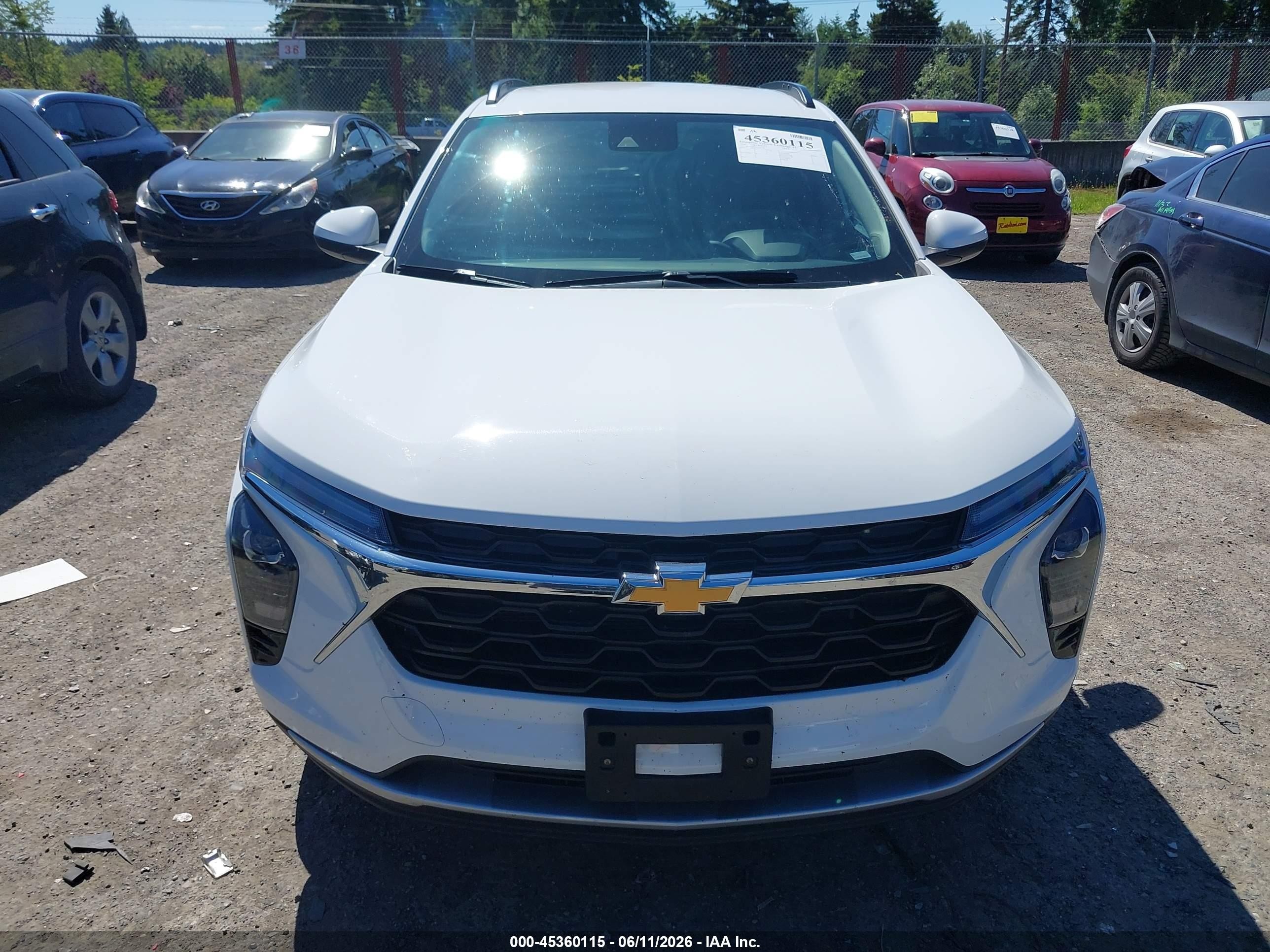 2026 Chevrolet Trax Fwd Lt White vin: KL77LHEP6TC023941