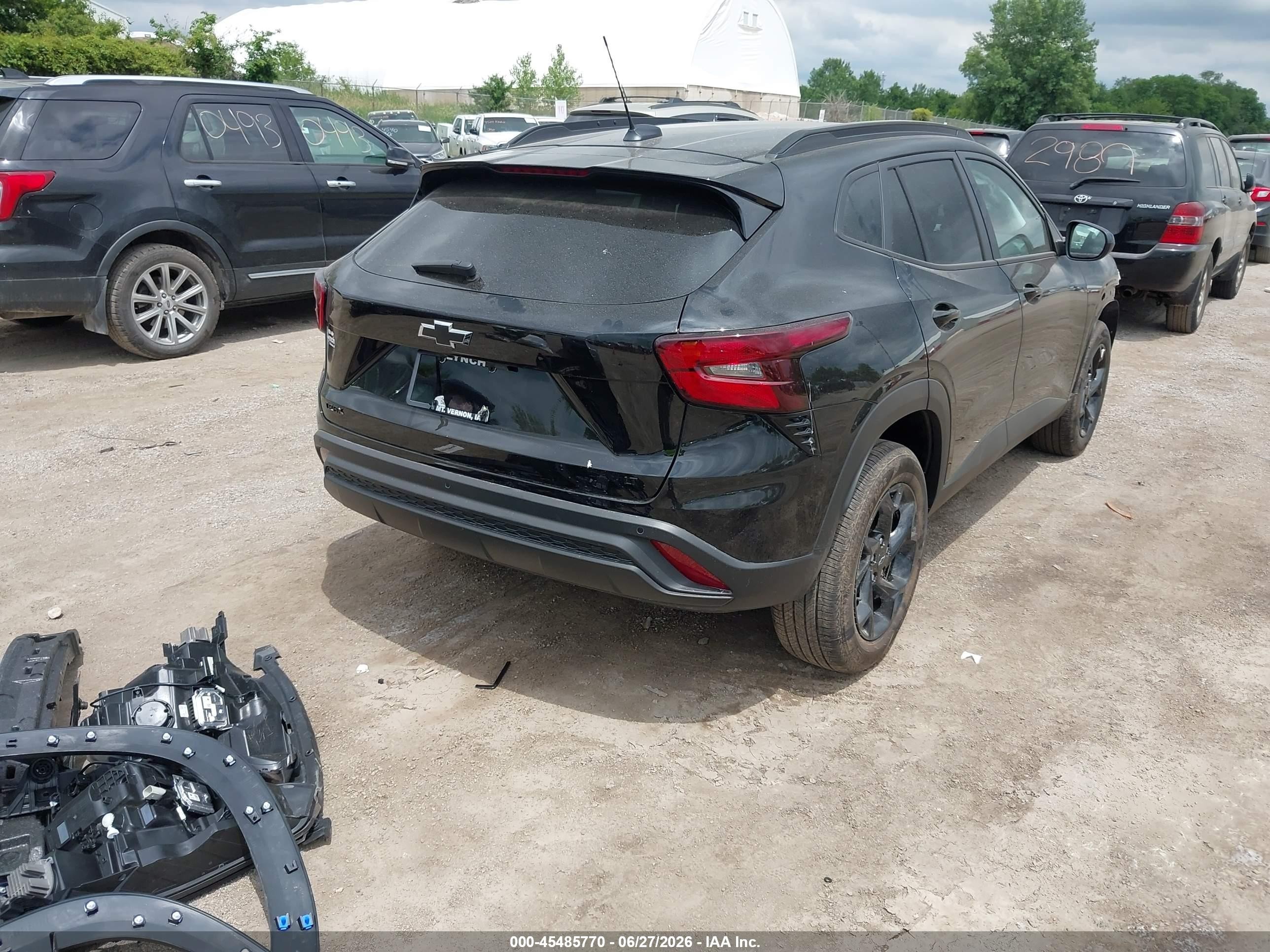 2026 Chevrolet Trax Fwd Lt Black vin: KL77LHEP7TC146955