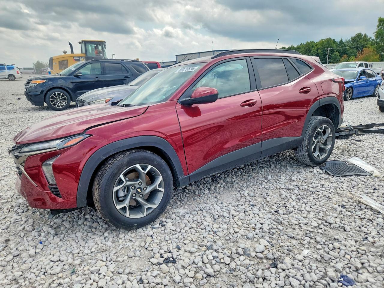 2025 Chevrolet Trax 1lt Red vin: KL77LHEPXSC160914