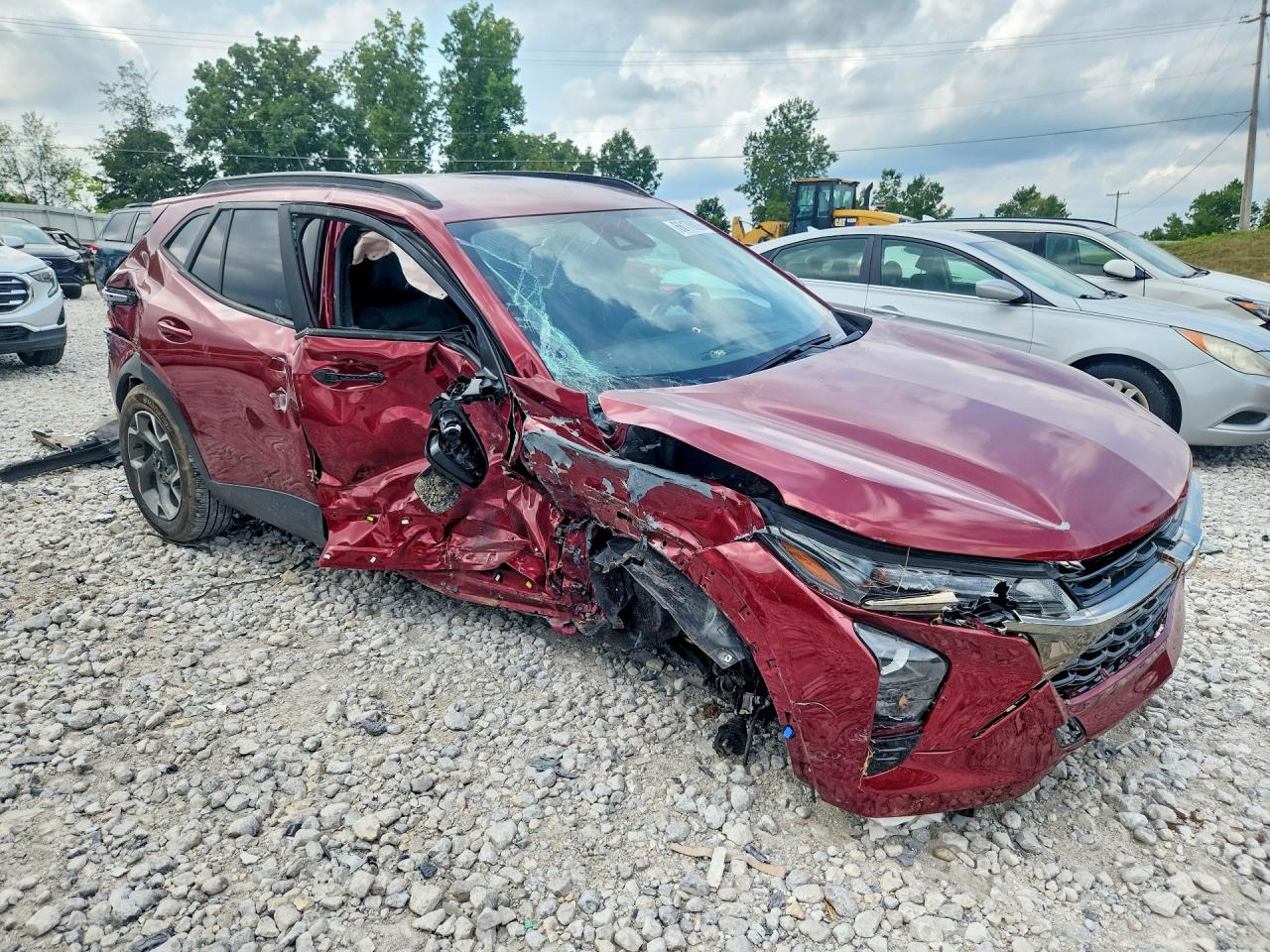 2025 Chevrolet Trax 1lt Red vin: KL77LHEPXSC160914