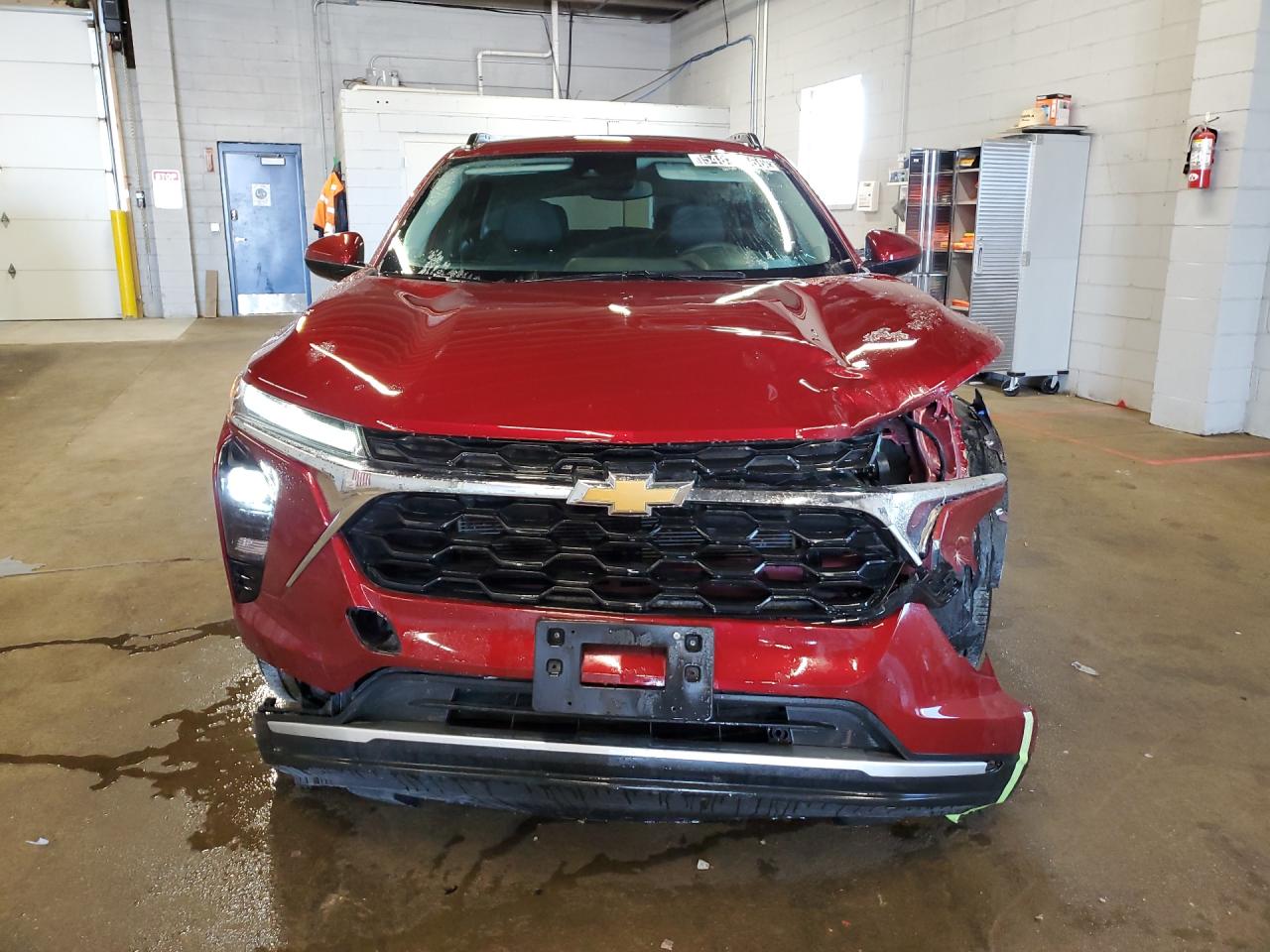 2025 Chevrolet Trax 1lt Burgundy vin: KL77LHEPXSC266117 Damage: Front Bumper Reinforcement, Broken, Replacement Required