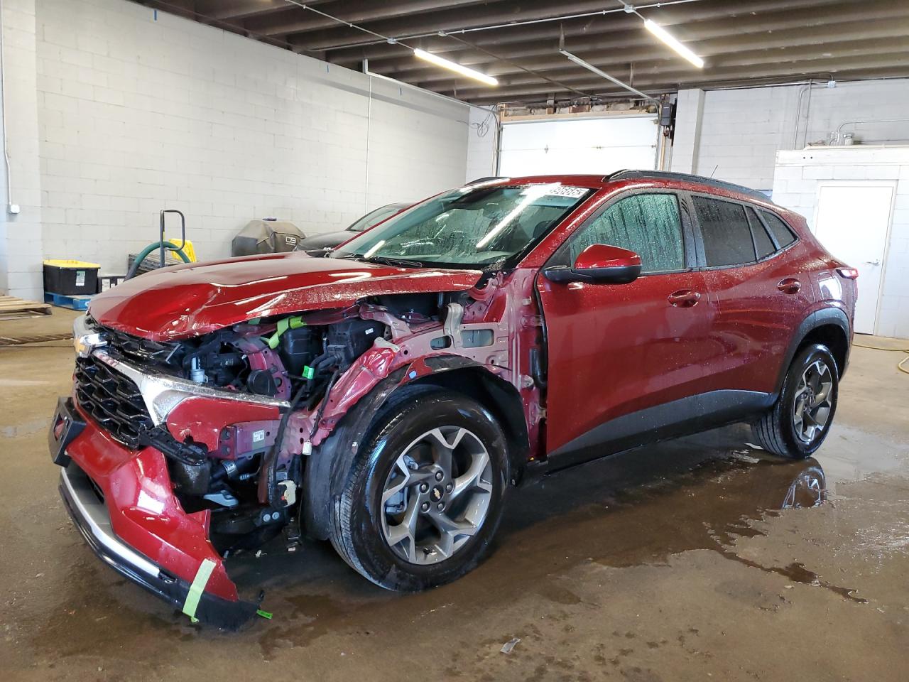 2025 Chevrolet Trax 1lt Burgundy vin: KL77LHEPXSC266117 Damage: Left Front Fender, Severe Damage, Replacement Required