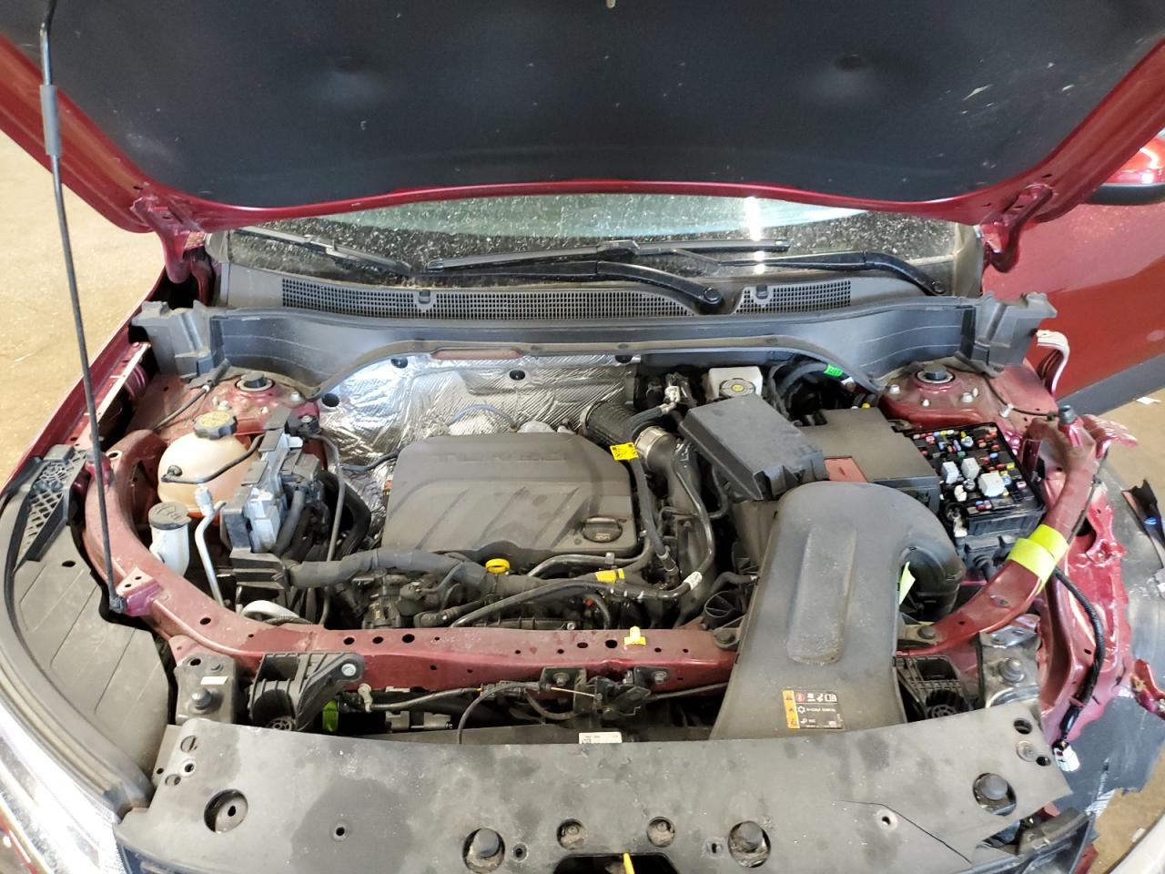 2025 Chevrolet Trax 1lt Burgundy vin: KL77LHEPXSC266117 Damage: Core Support, Broken, Replacement Required