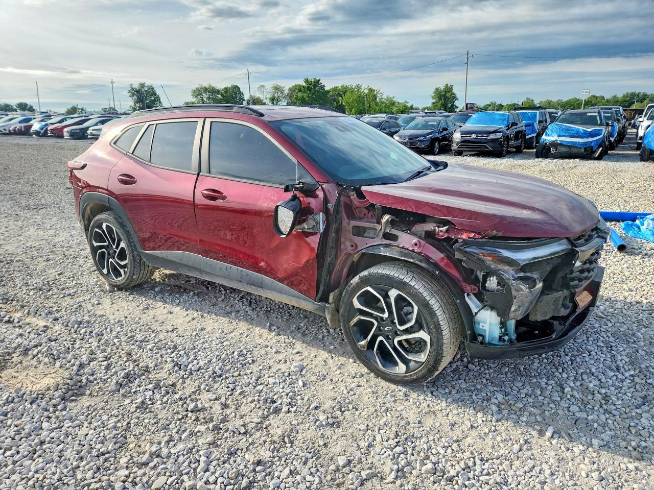 2024 Chevrolet Trax 2rs Maroon vin: KL77LJE24RC153107