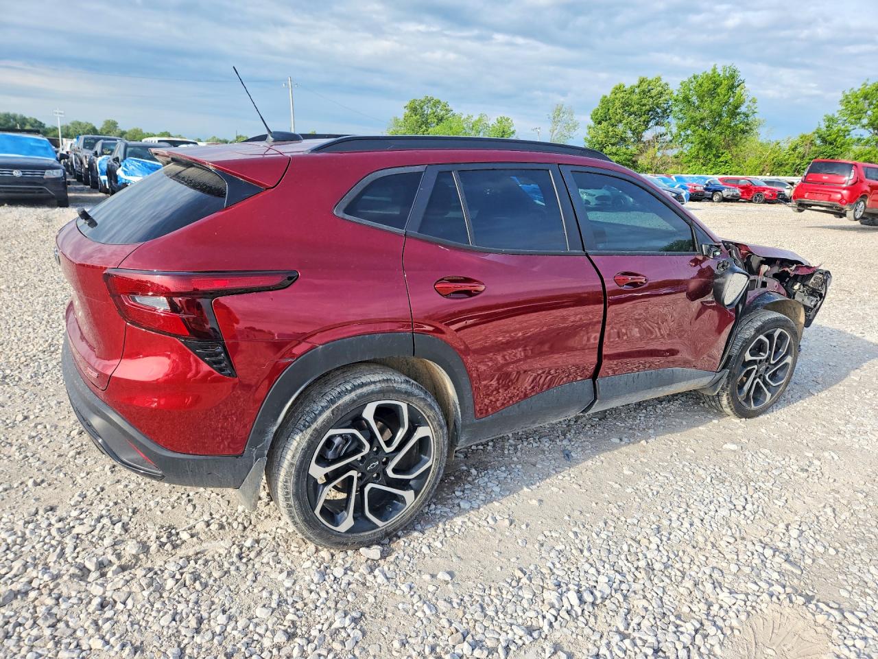 2024 Chevrolet Trax 2rs Maroon vin: KL77LJE24RC153107