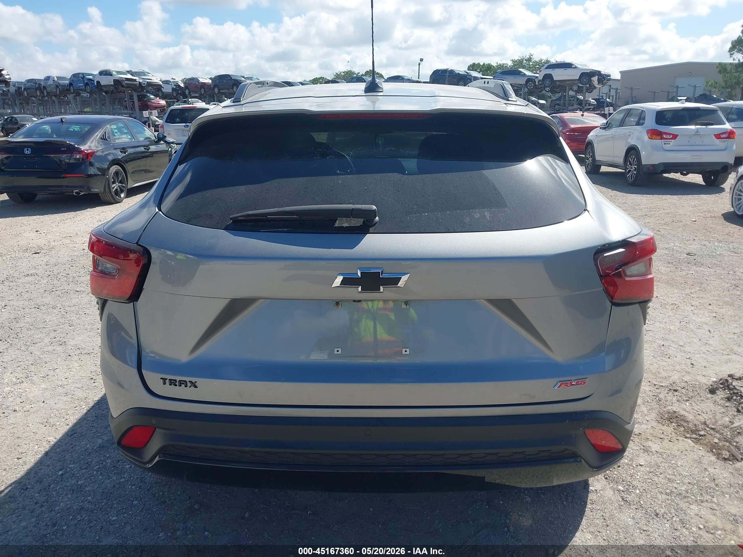 2025 Chevrolet Trax Fwd 2rs Gray vin: KL77LJEP4SC310555
