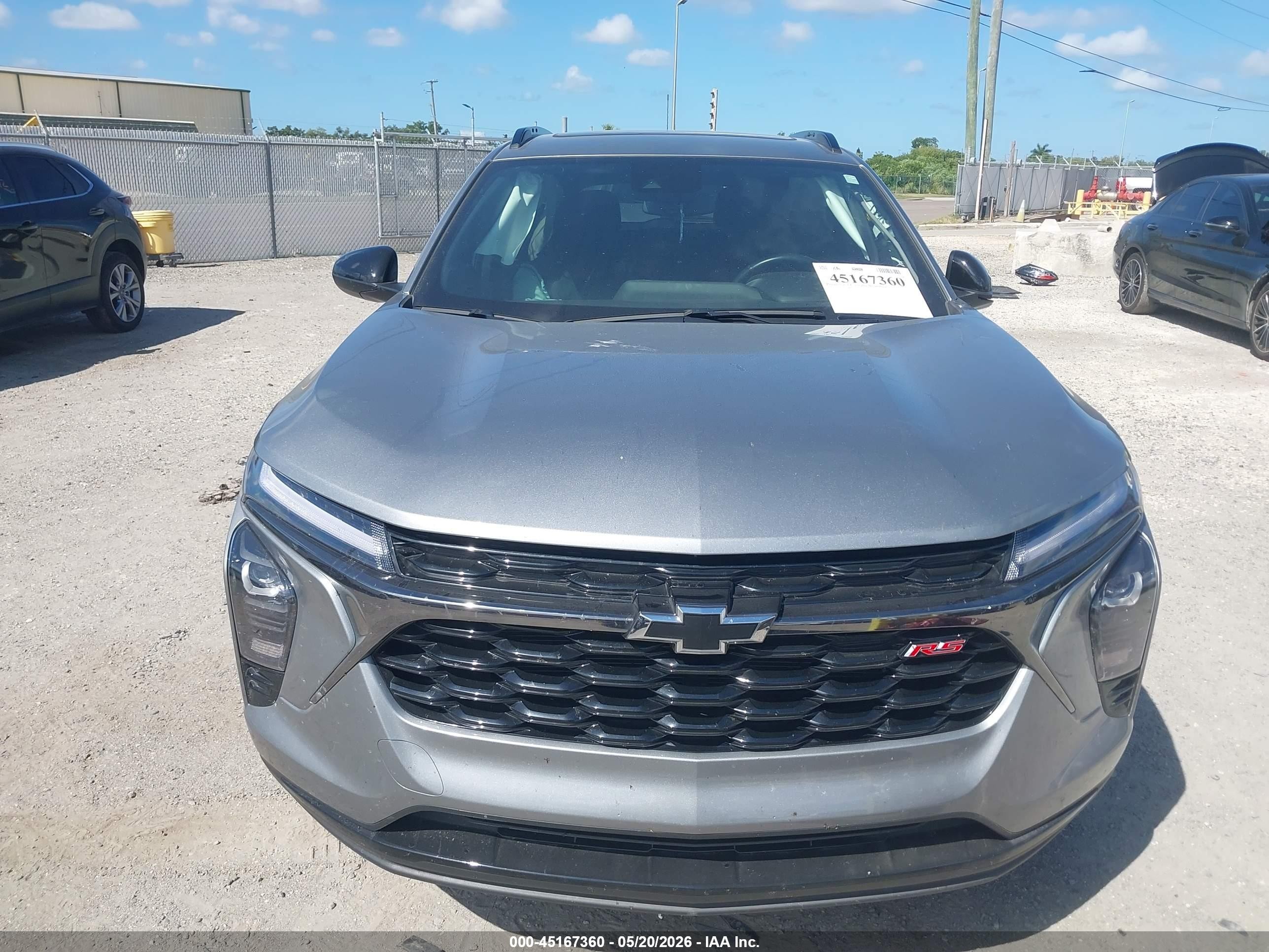 2025 Chevrolet Trax Fwd 2rs Gray vin: KL77LJEP4SC310555
