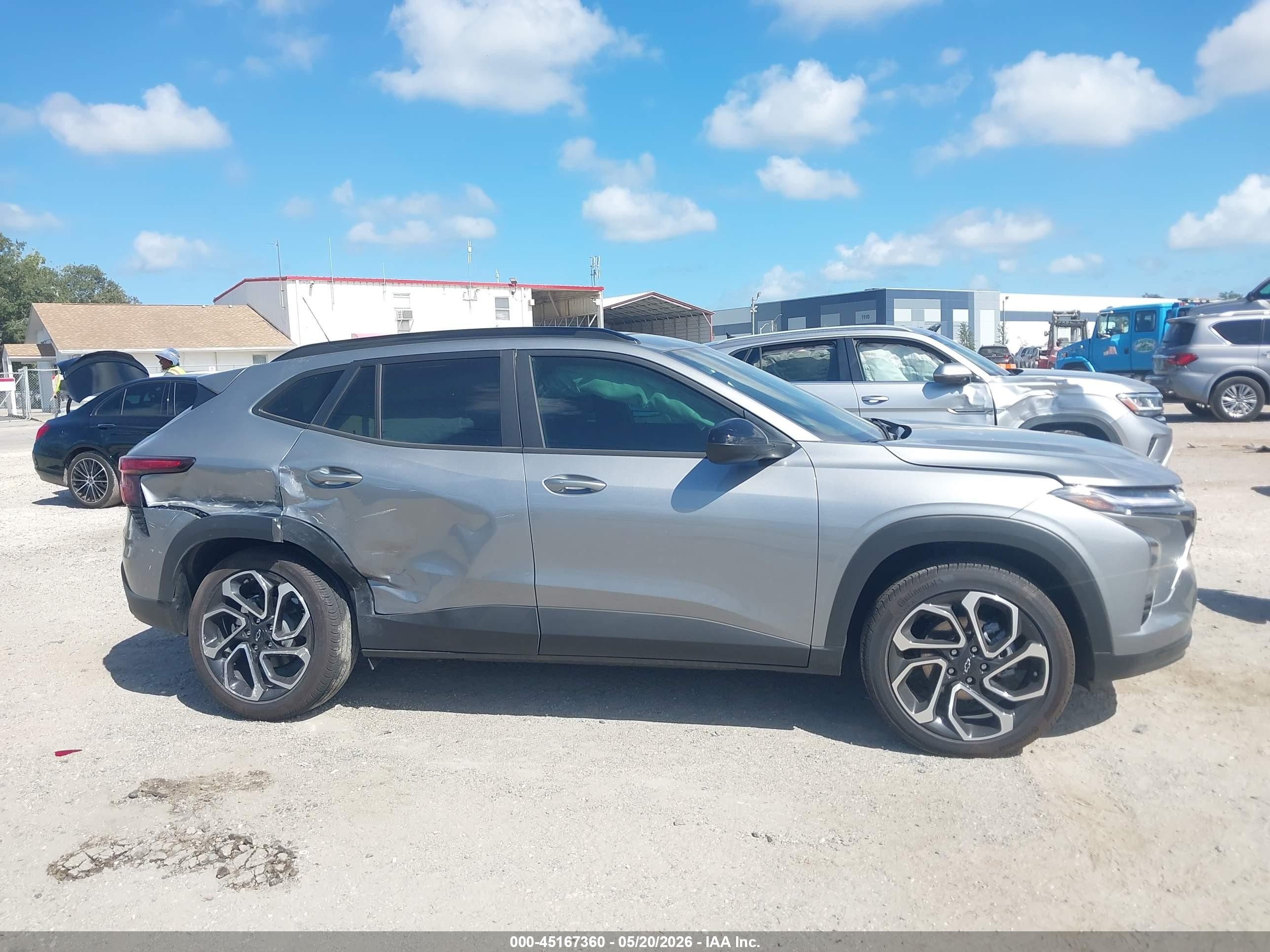 2025 Chevrolet Trax Fwd 2rs Gray vin: KL77LJEP4SC310555