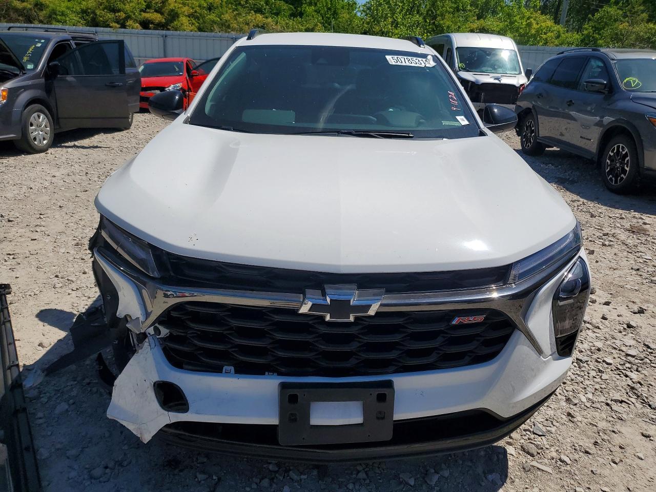 2025 Chevrolet Trax 2rs White vin: KL77LJEP6SC027817
