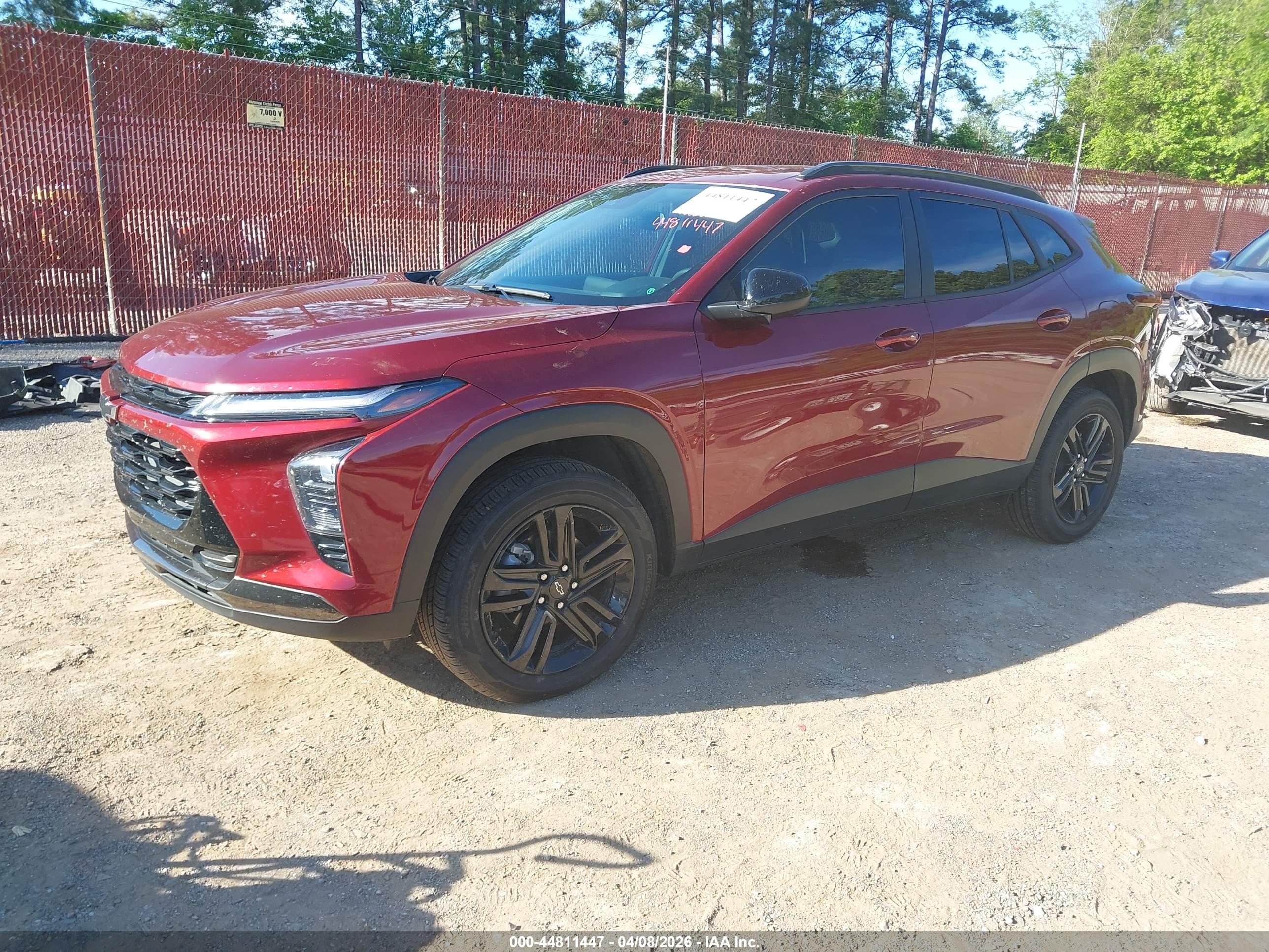2024 Chevrolet Trax Fwd Activ Burgundy vin: KL77LKE25RC124477