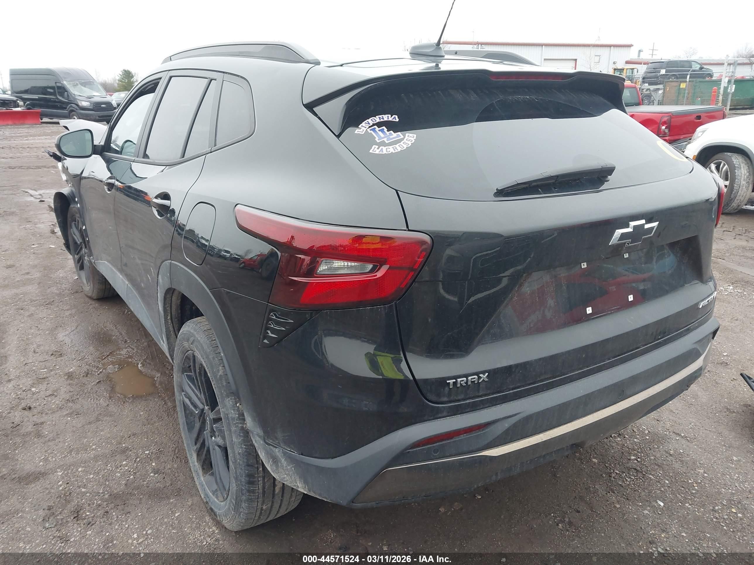 2025 Chevrolet Trax Fwd Activ Black vin: KL77LKEP4SC090131