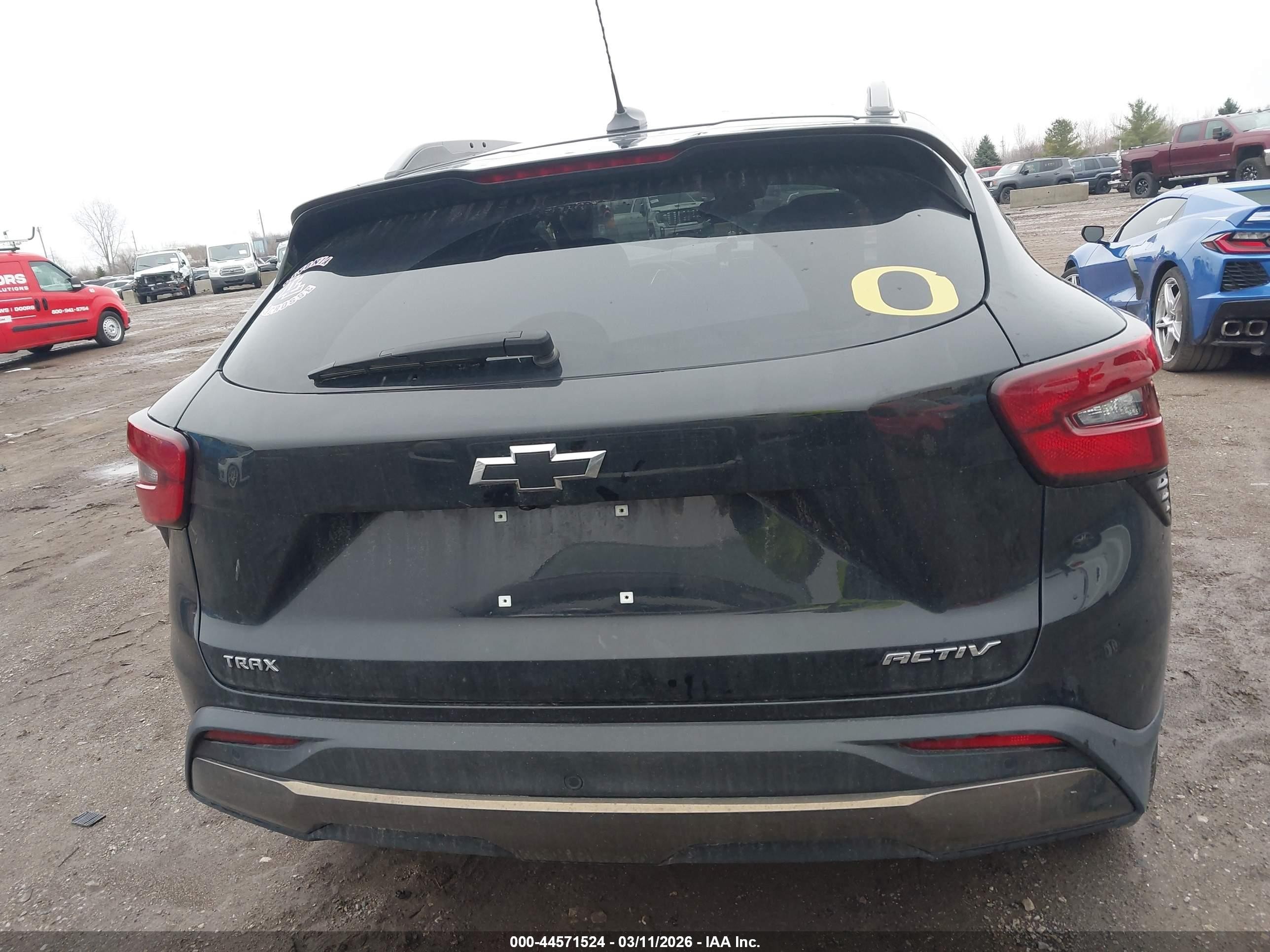 2025 Chevrolet Trax Fwd Activ Black vin: KL77LKEP4SC090131