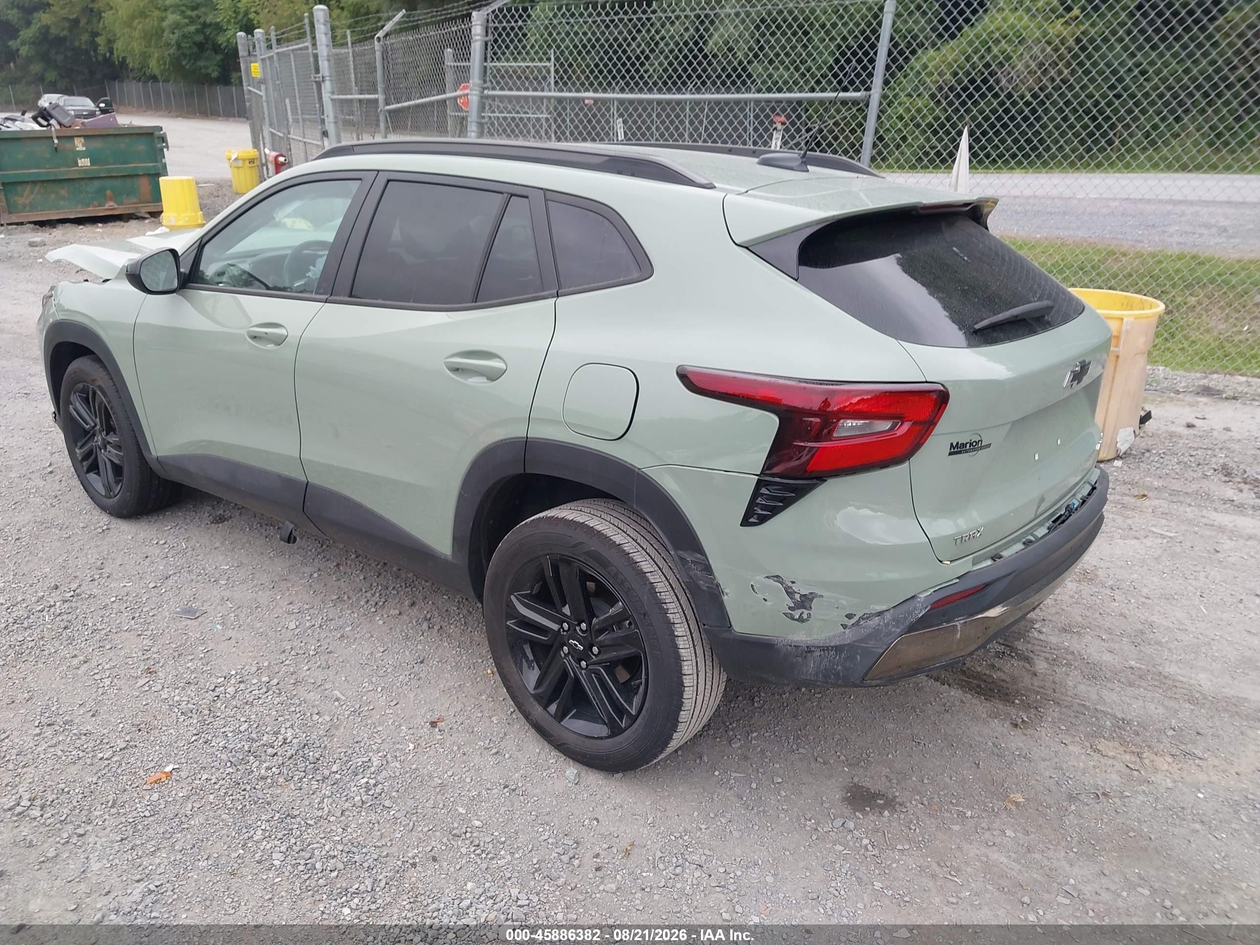 2025 Chevrolet Trax Fwd Activ Green vin: KL77LKEP7SC192247