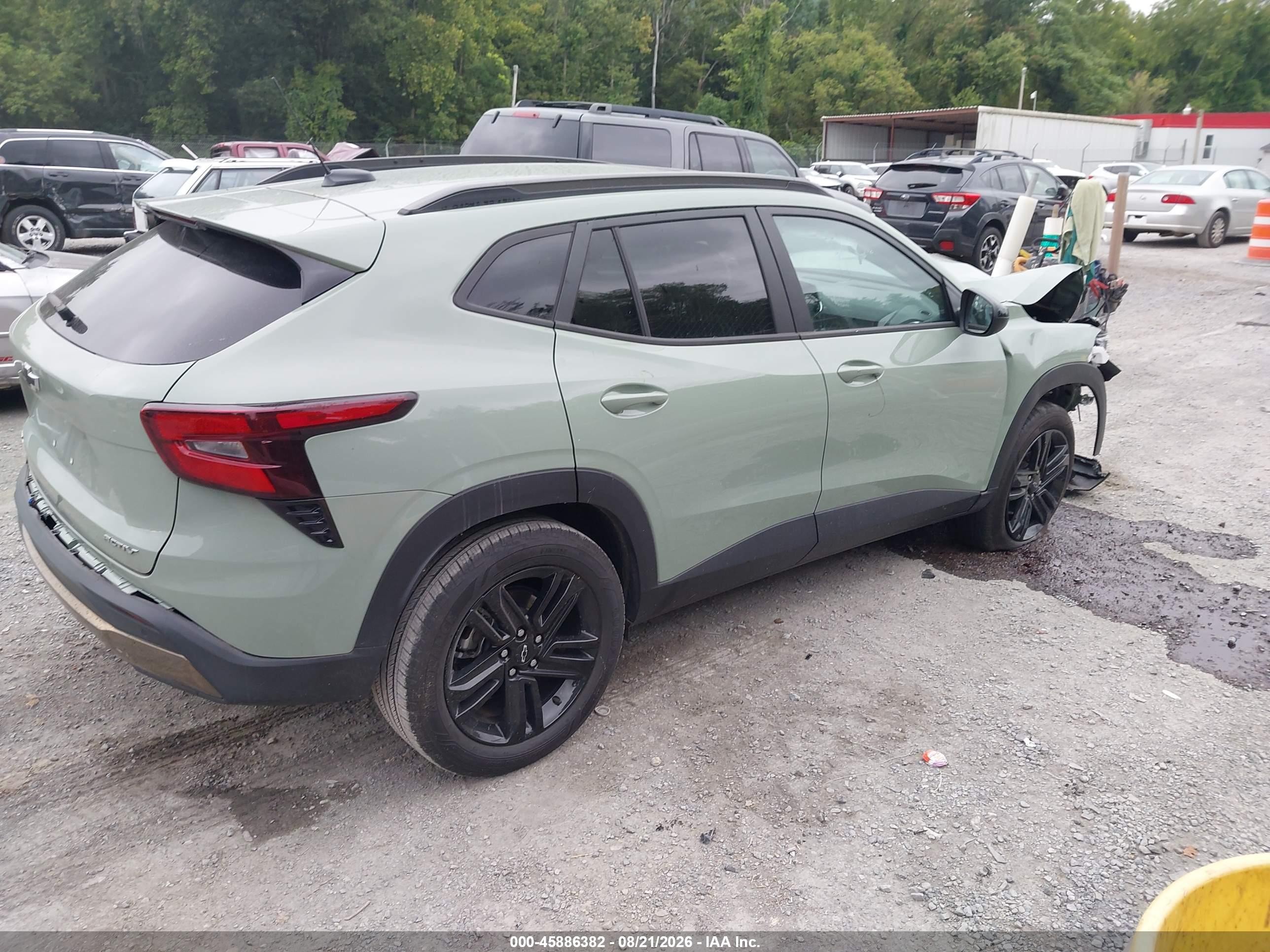 2025 Chevrolet Trax Fwd Activ Green vin: KL77LKEP7SC192247