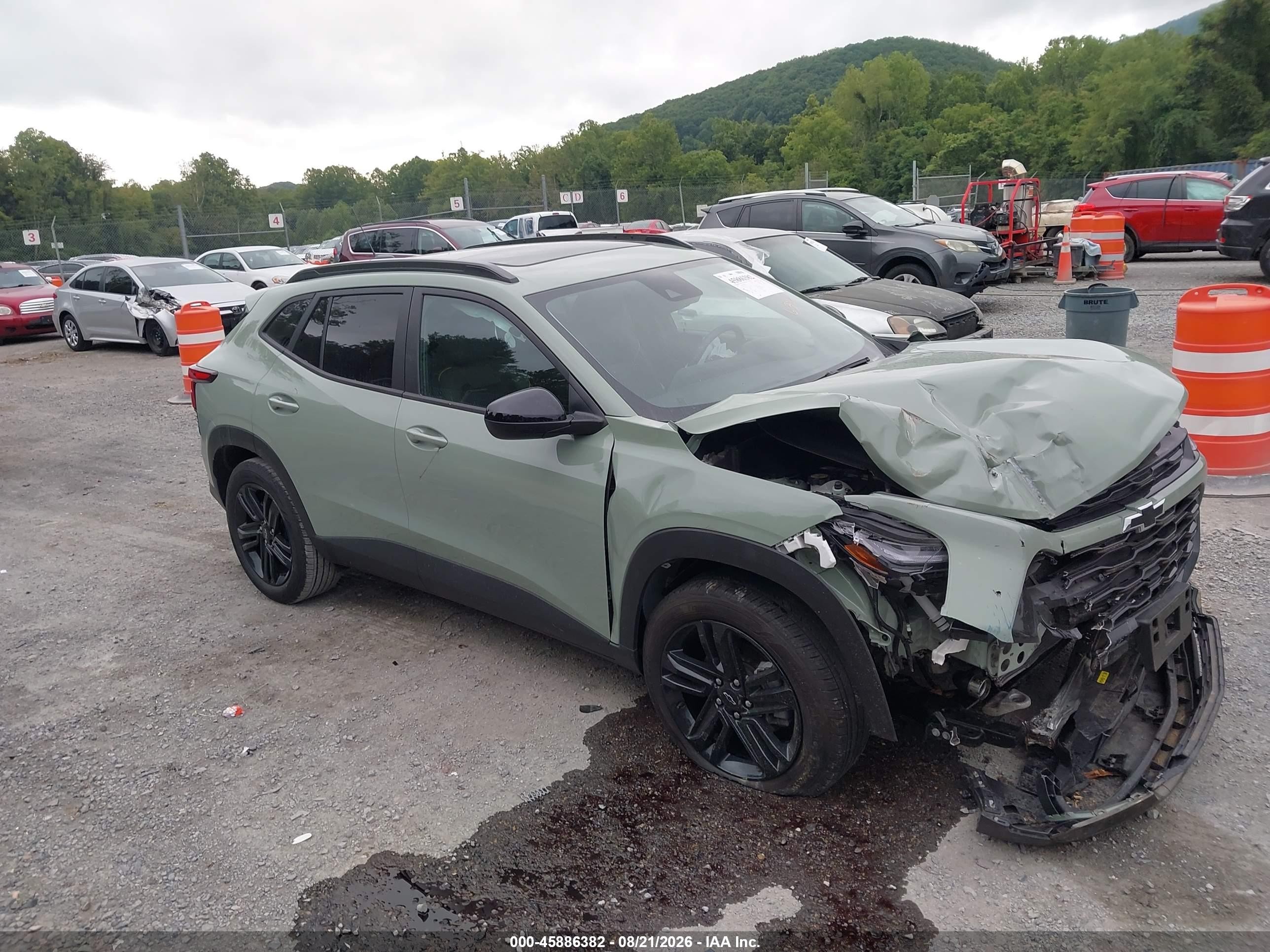 2025 Chevrolet Trax Fwd Activ Green vin: KL77LKEP7SC192247