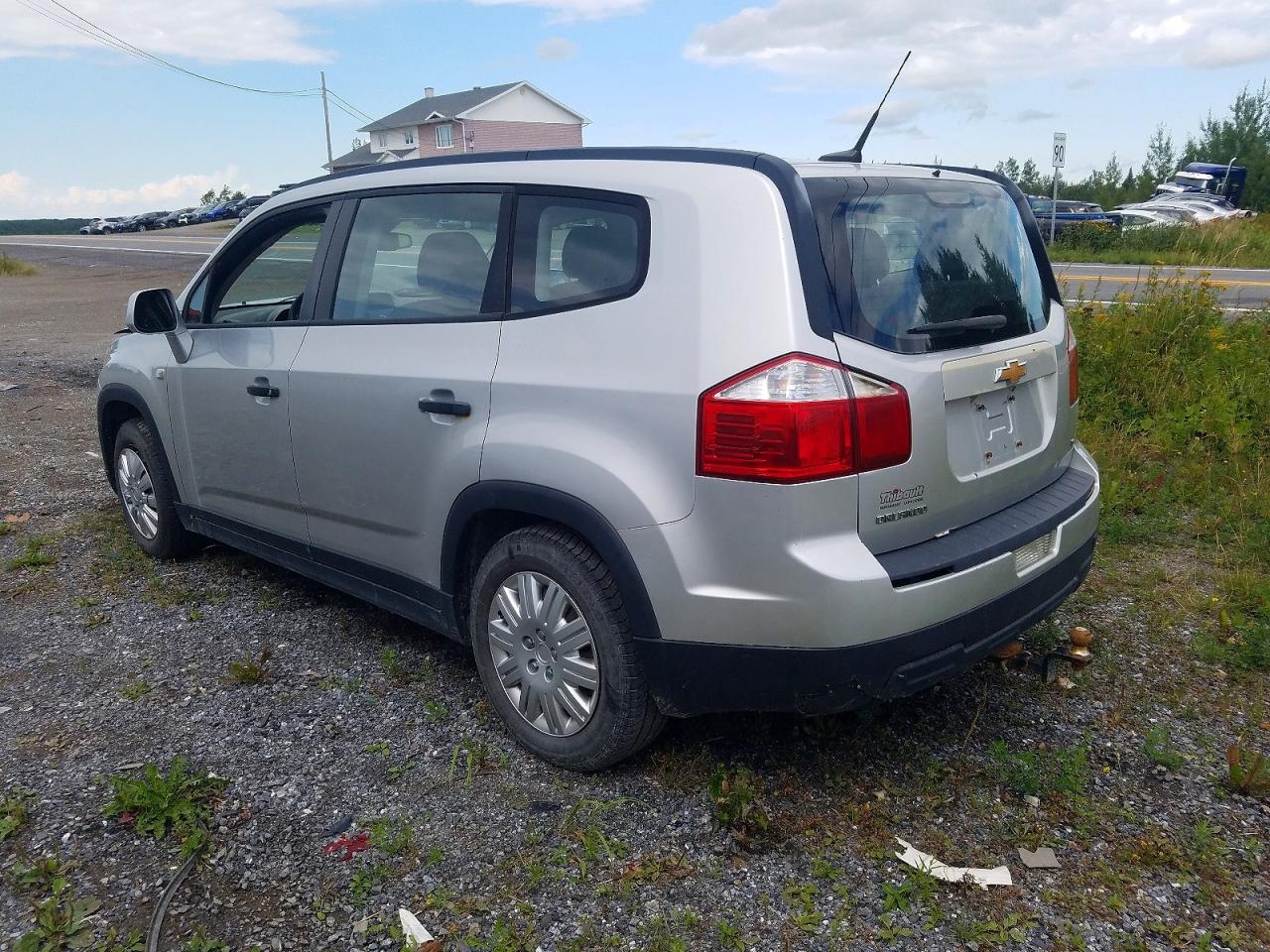 2012 Chevrolet Orlando Ls Silver vin: KL77P1EM7CK659209